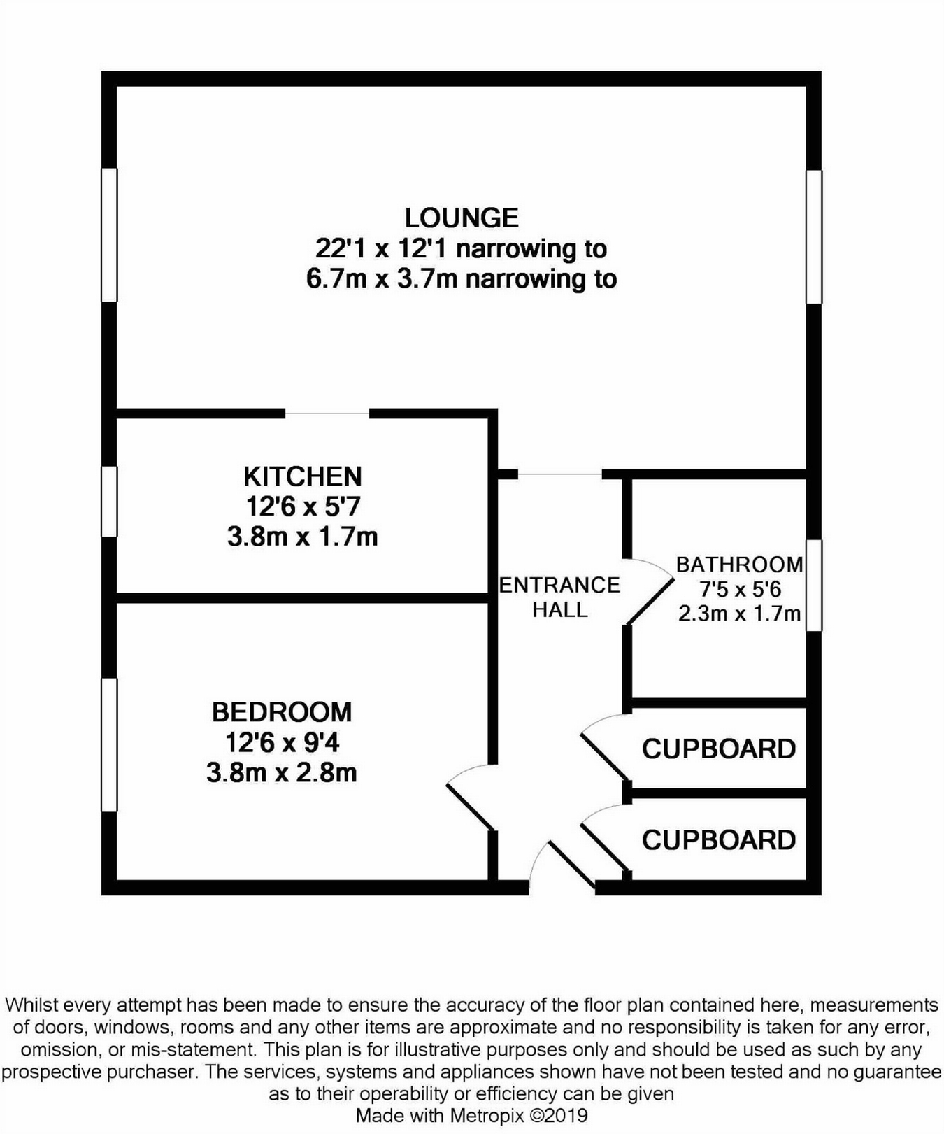 1 Bedrooms Flat for sale in Trevera Court, Eleanor Road, Waltham Cross, Hertfordshire EN8