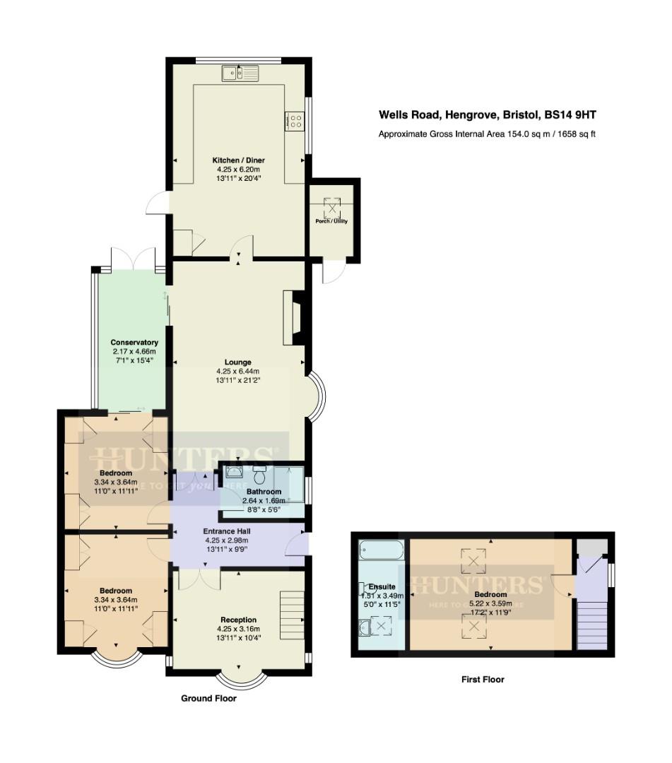 Wells Road, Bristol floorplan