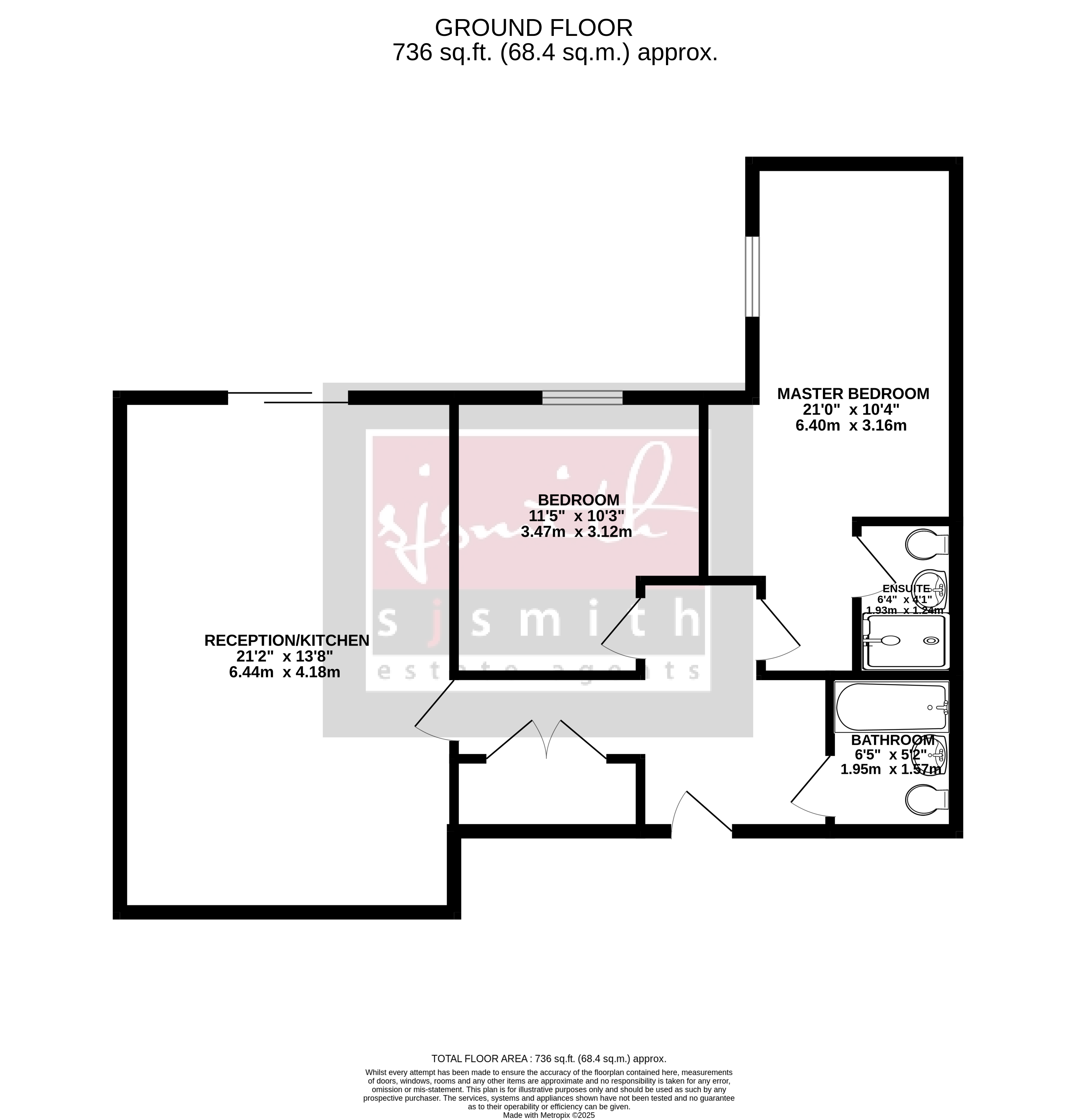 Flat 27 Kempton House, 122, High Street, Staines-upon-Thames floorplan