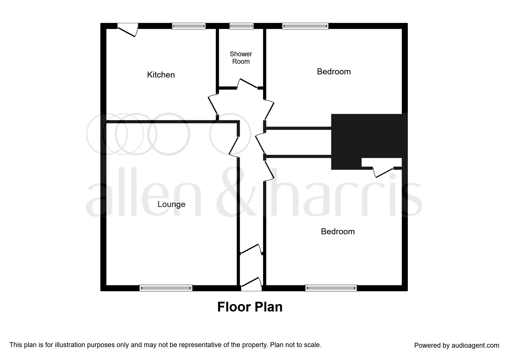 2 Bedrooms Flat for sale in Clune Drive, Prestwick KA9