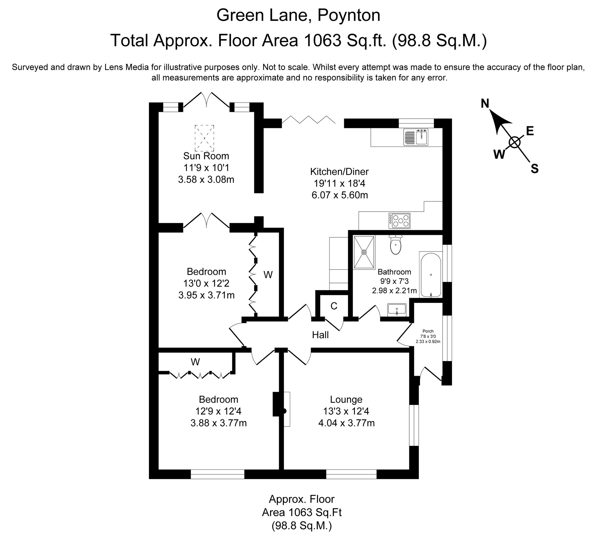 54 Green Lane, Stockport floorplan