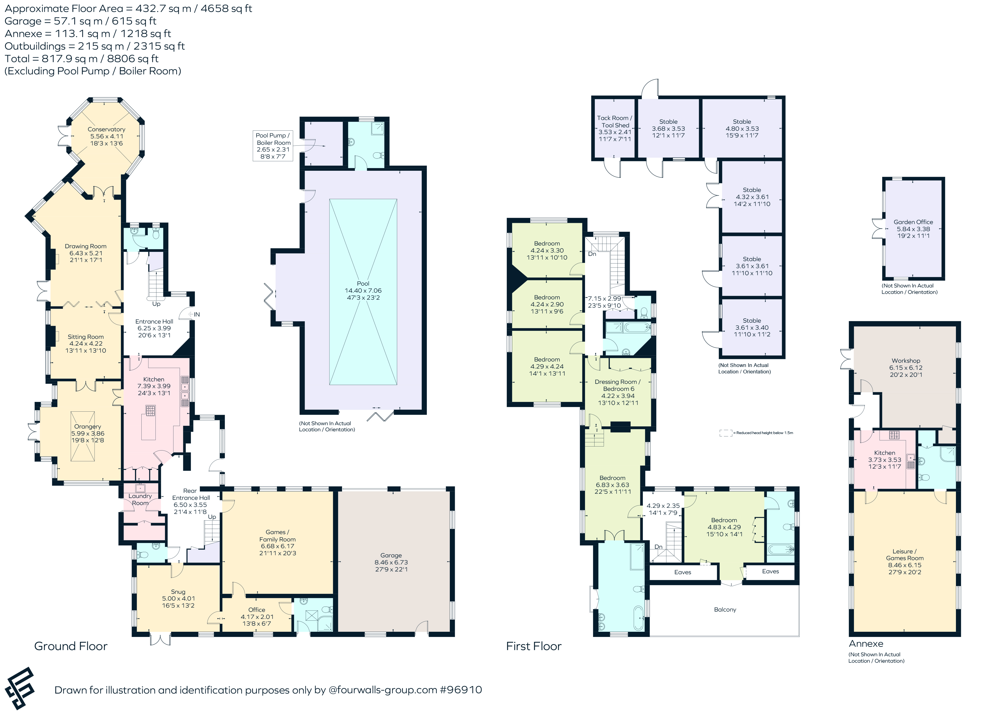 Harbolets, Harbolets Road, West Chiltington floorplan