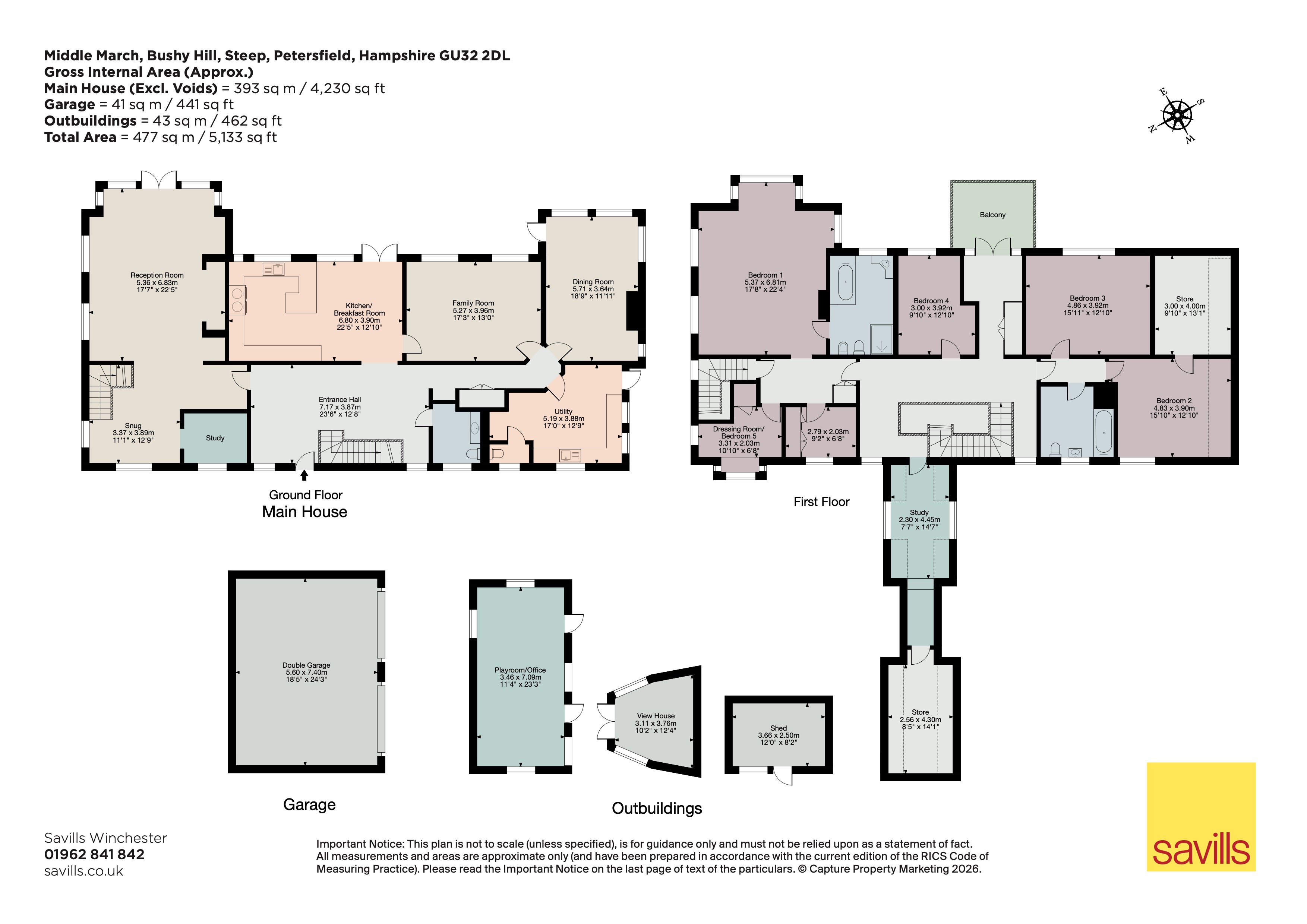 Middle March,, Bushy Hill, Petersfield floorplan