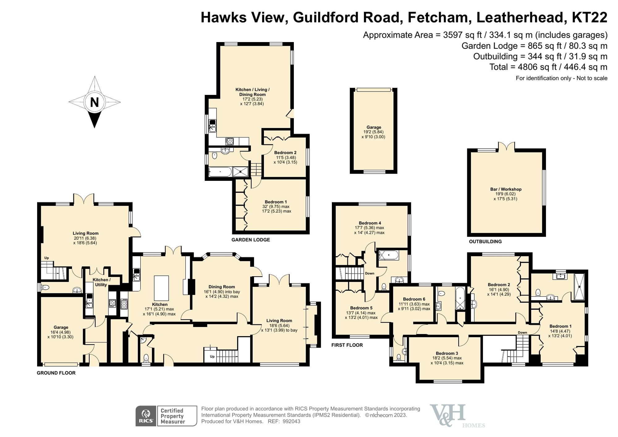 Hawks View Guildford Road, Leatherhead floorplan