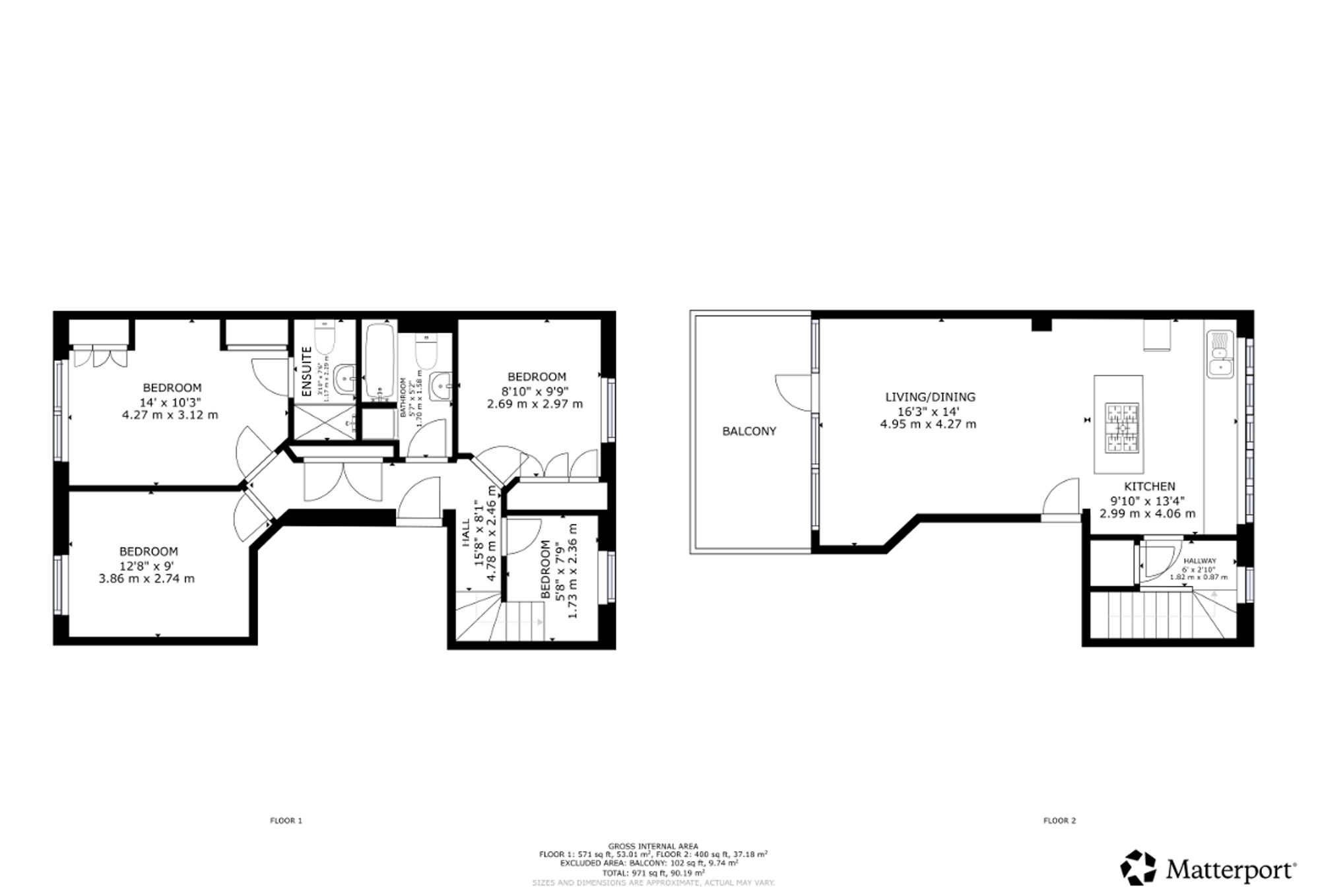 26 Lochburn Gate, Flat 3/1, Maryhill, Glasgow, Glasgow floorplan