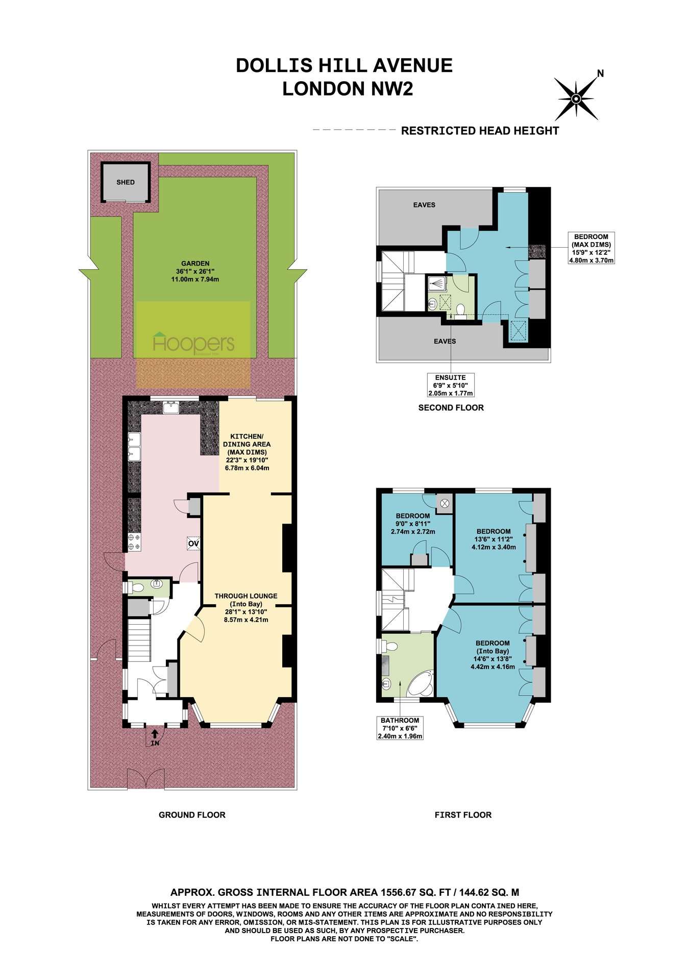 Dollis Hill Avenue, London, NW2 floorplan