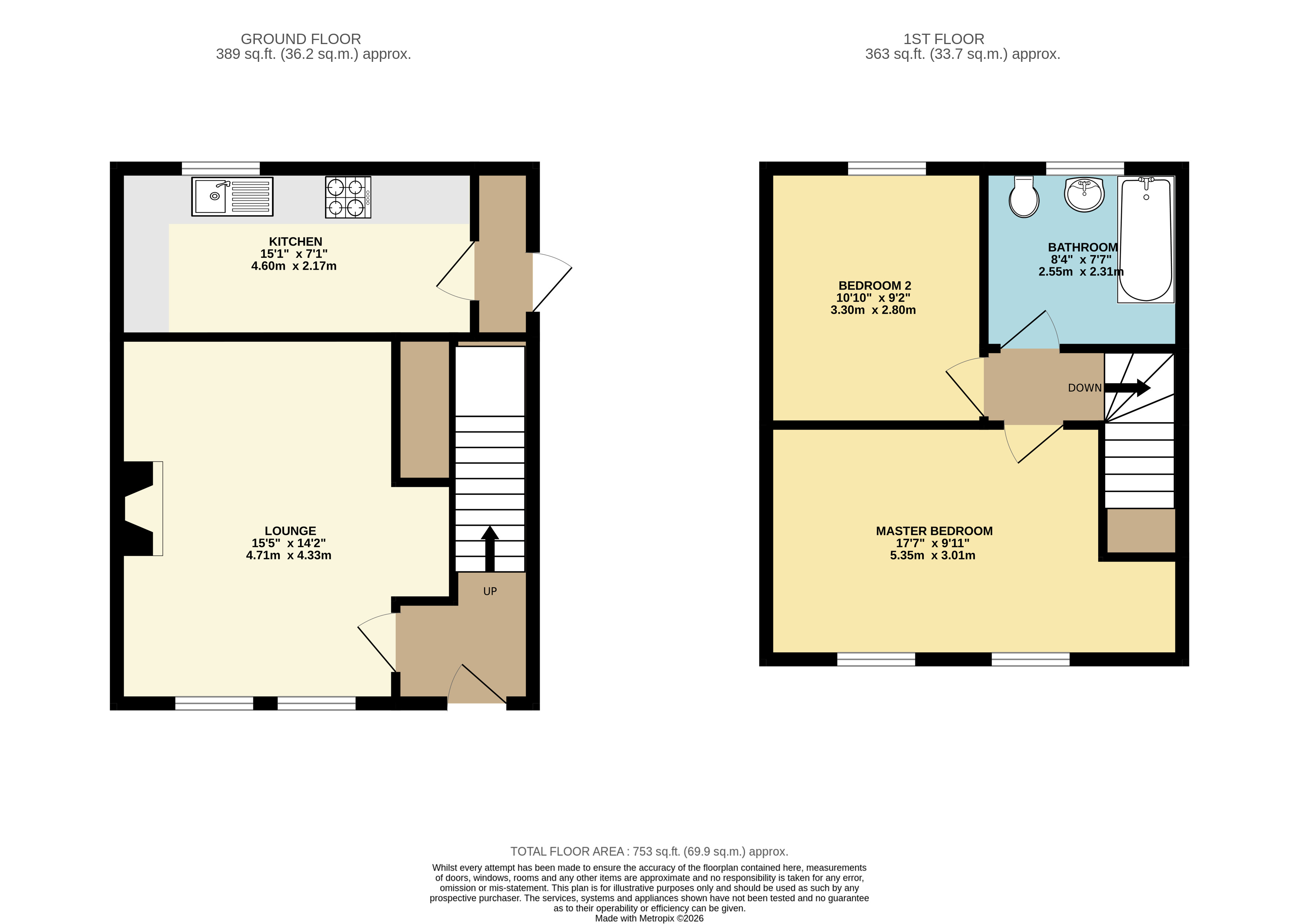 14, Lambourne Avenue, Bradford floorplan