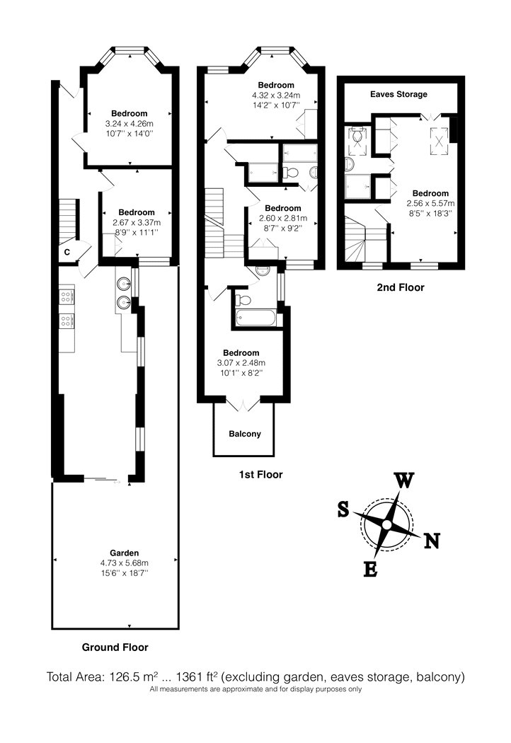 68, Churchill Road, London floorplan