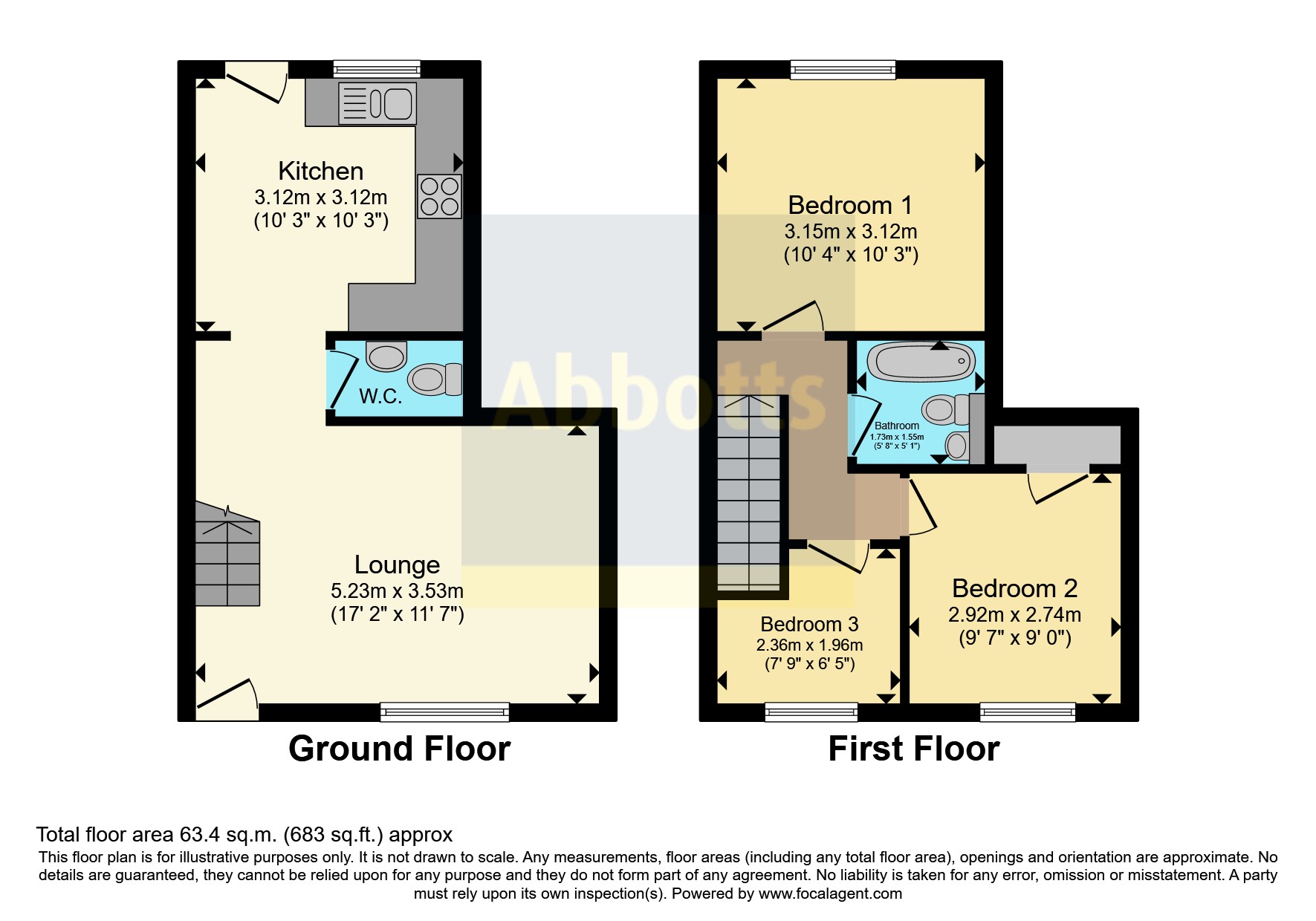 Holly Cottage,, Stocks Hill, Downham Market floorplan