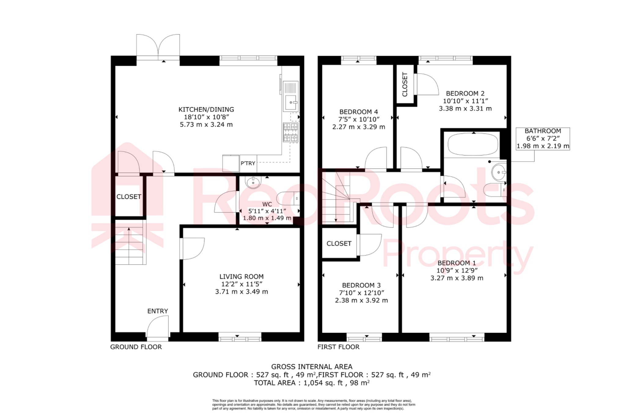 4 Daisy Drive, Sprotbrough, South Yorkshire floorplan