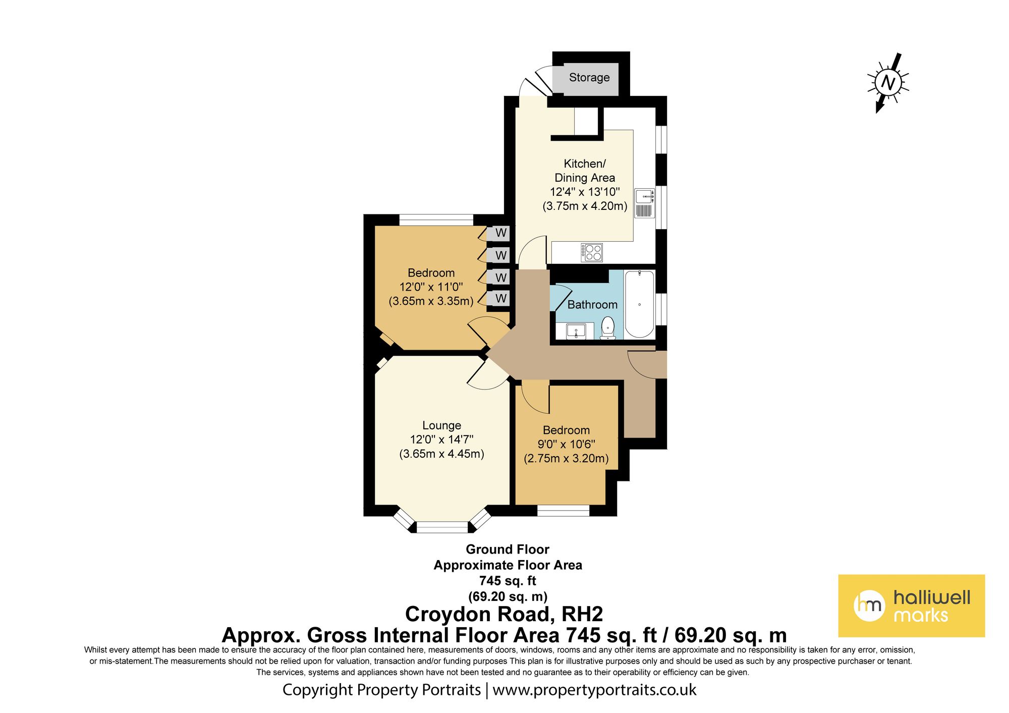 92 Croydon Road, Reigate floorplan
