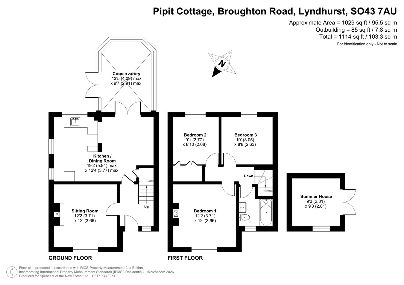 Pipit Cottage, Broughton Road, Lyndhurst floorplan
