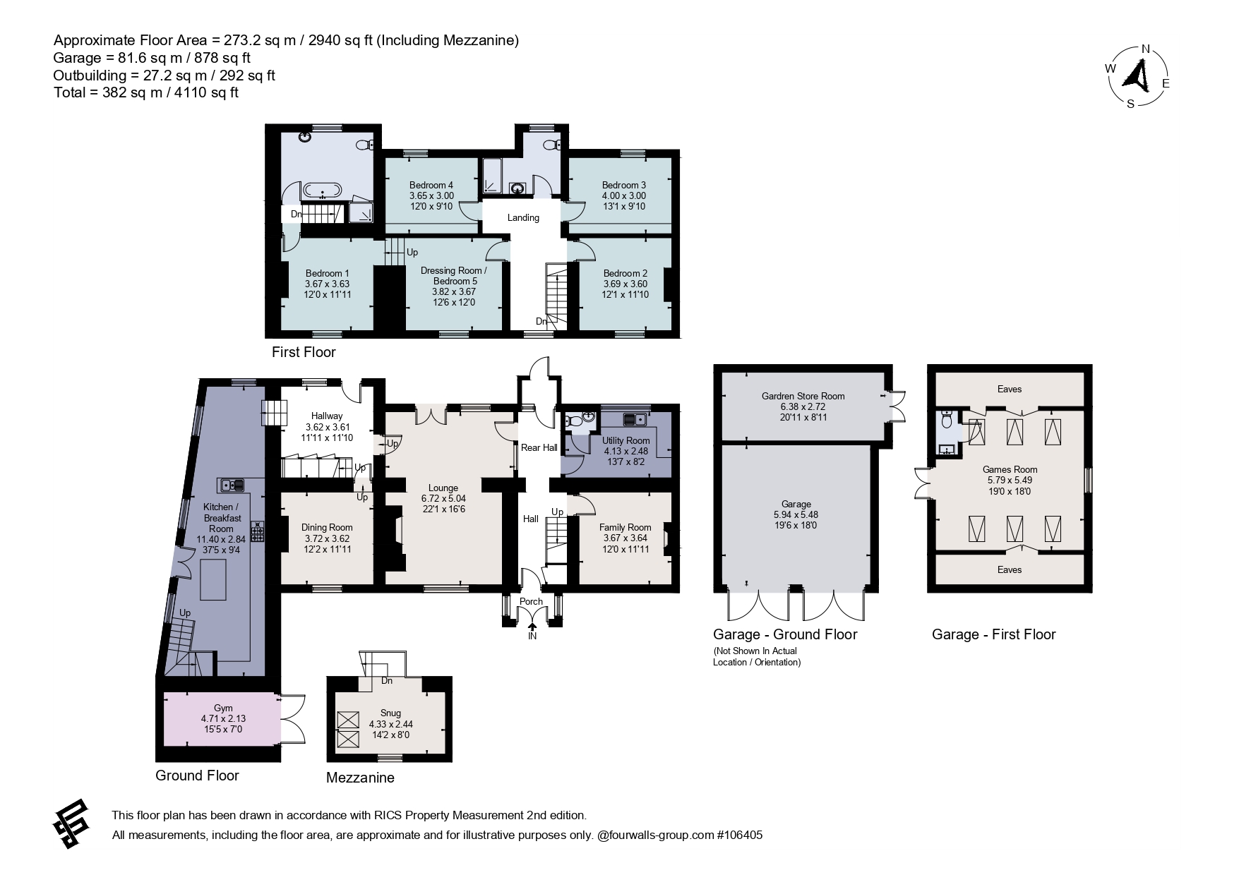 Ceffyl Gwyn,, Rhyd-y-Meudwy, Denbighshire floorplan