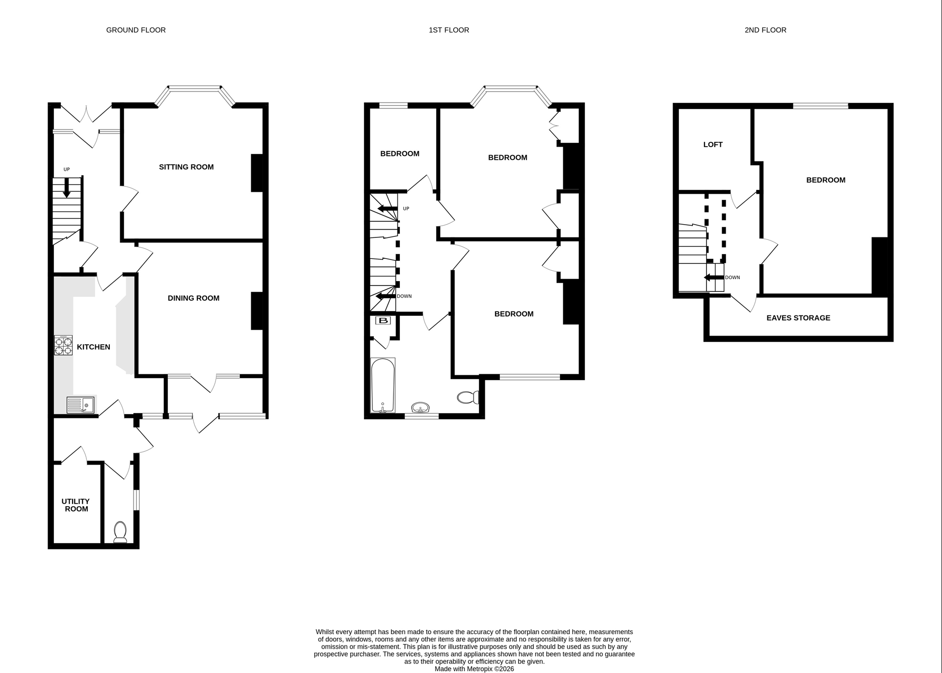 18, Sutherland Road, Deal floorplan