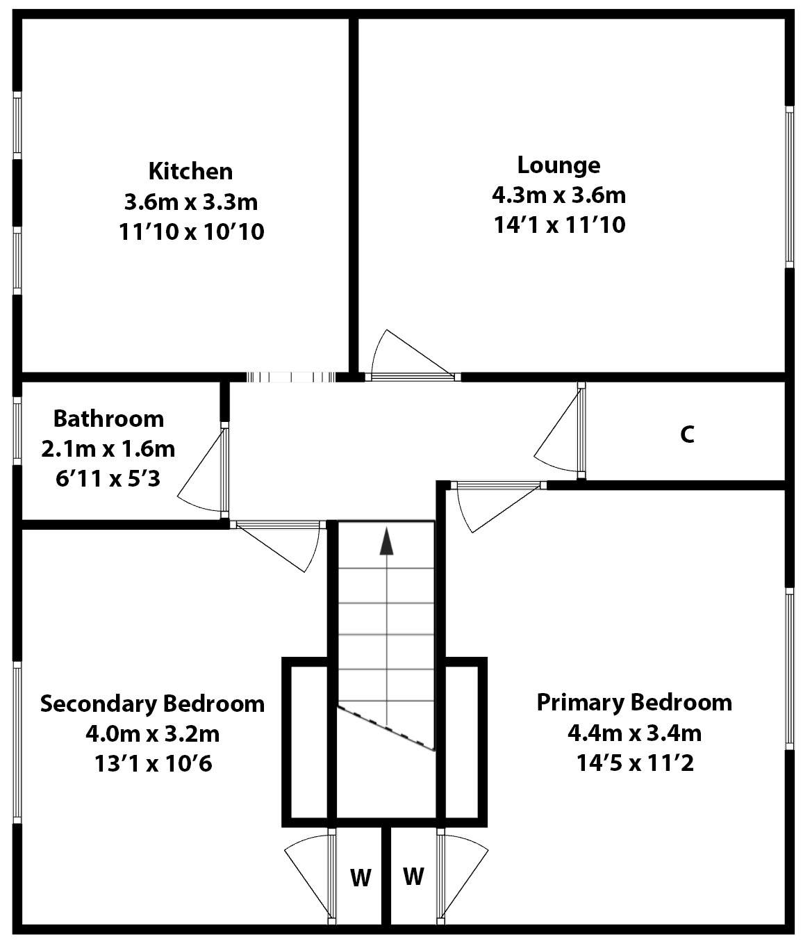 9 Loanhead Crescent, Motherwell floorplan