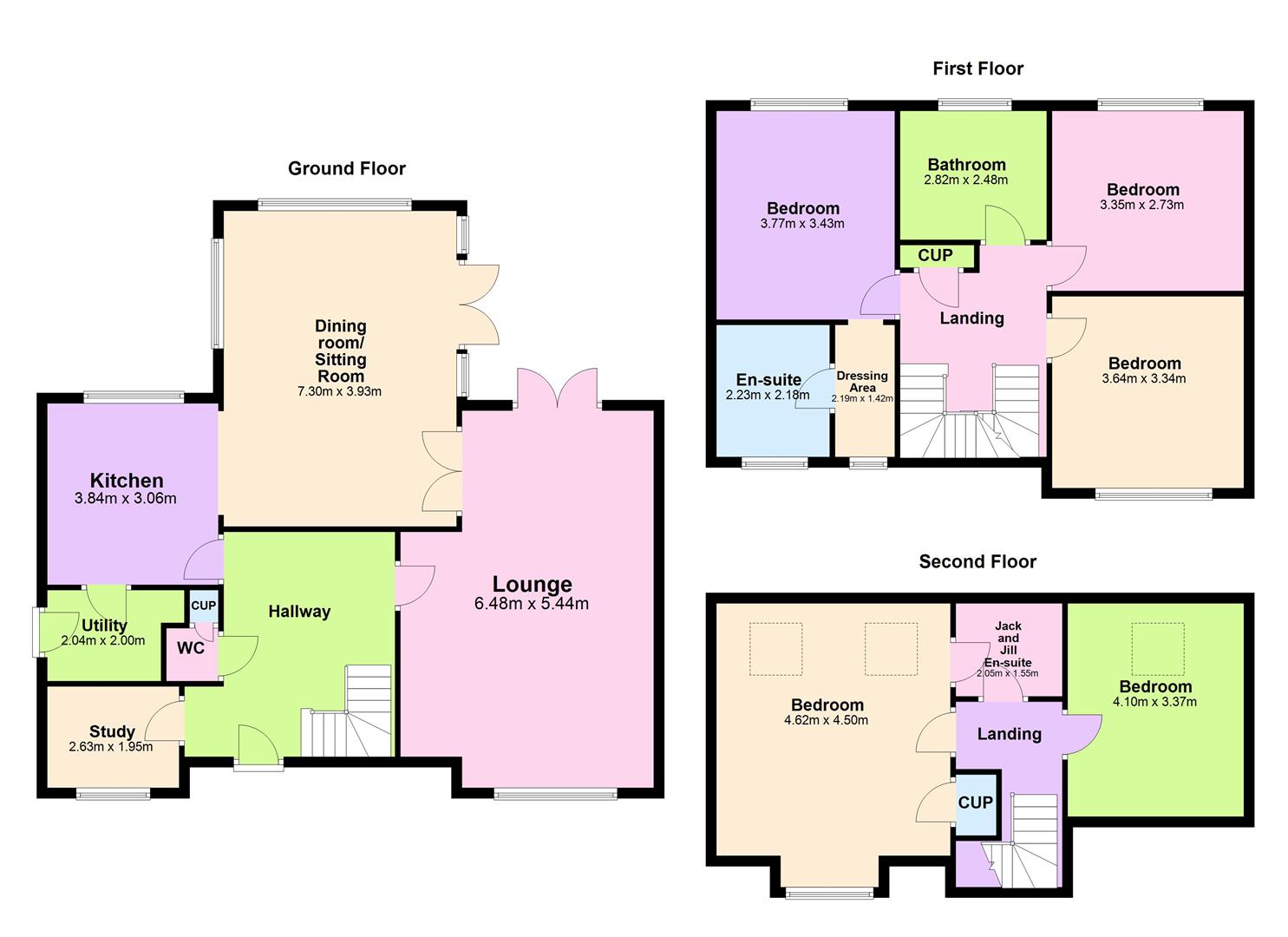 8, De Havilland Way, Hinckley floorplan