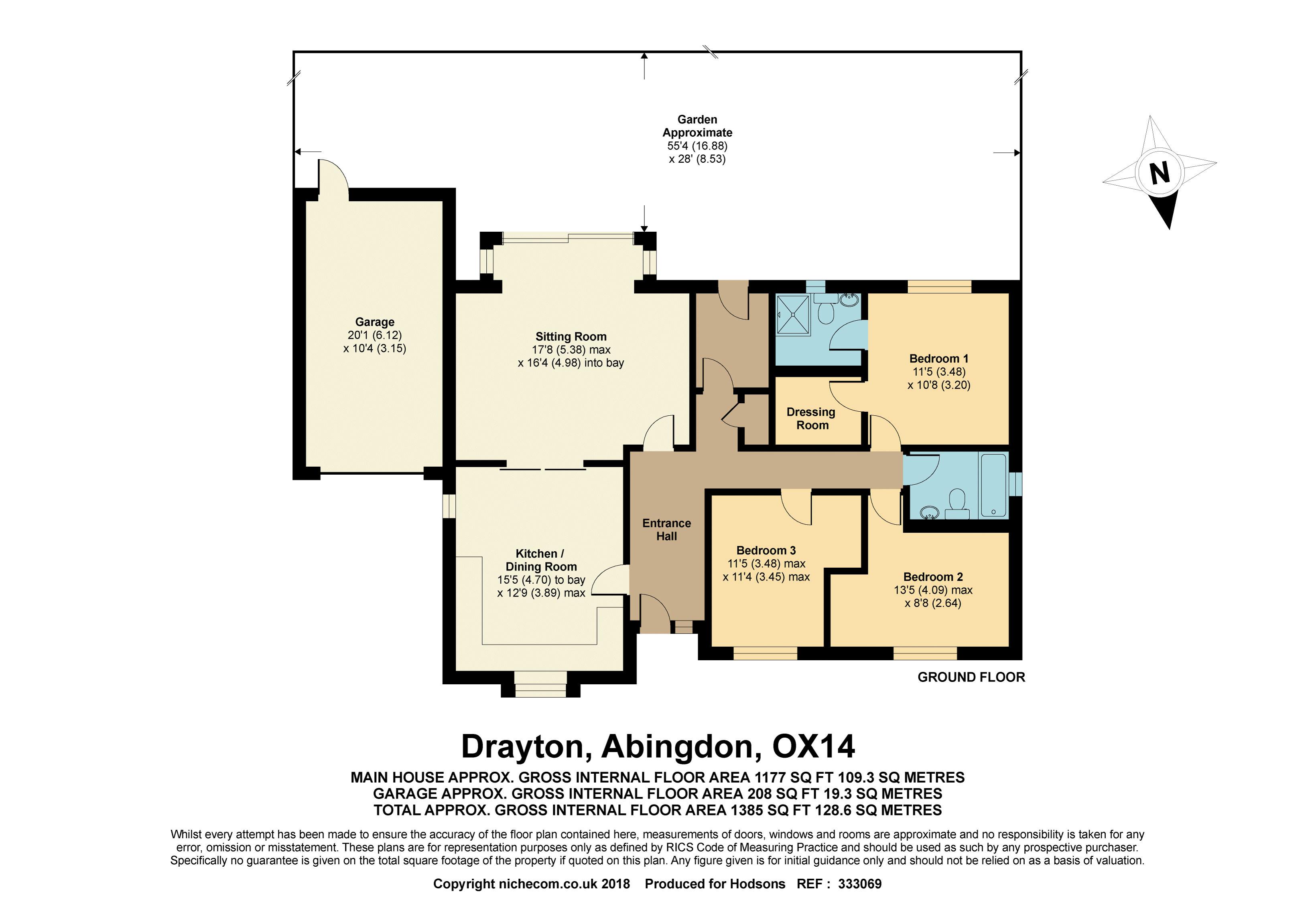 3 Bedrooms Detached bungalow for sale in East Way, Drayton, Abingdon OX14