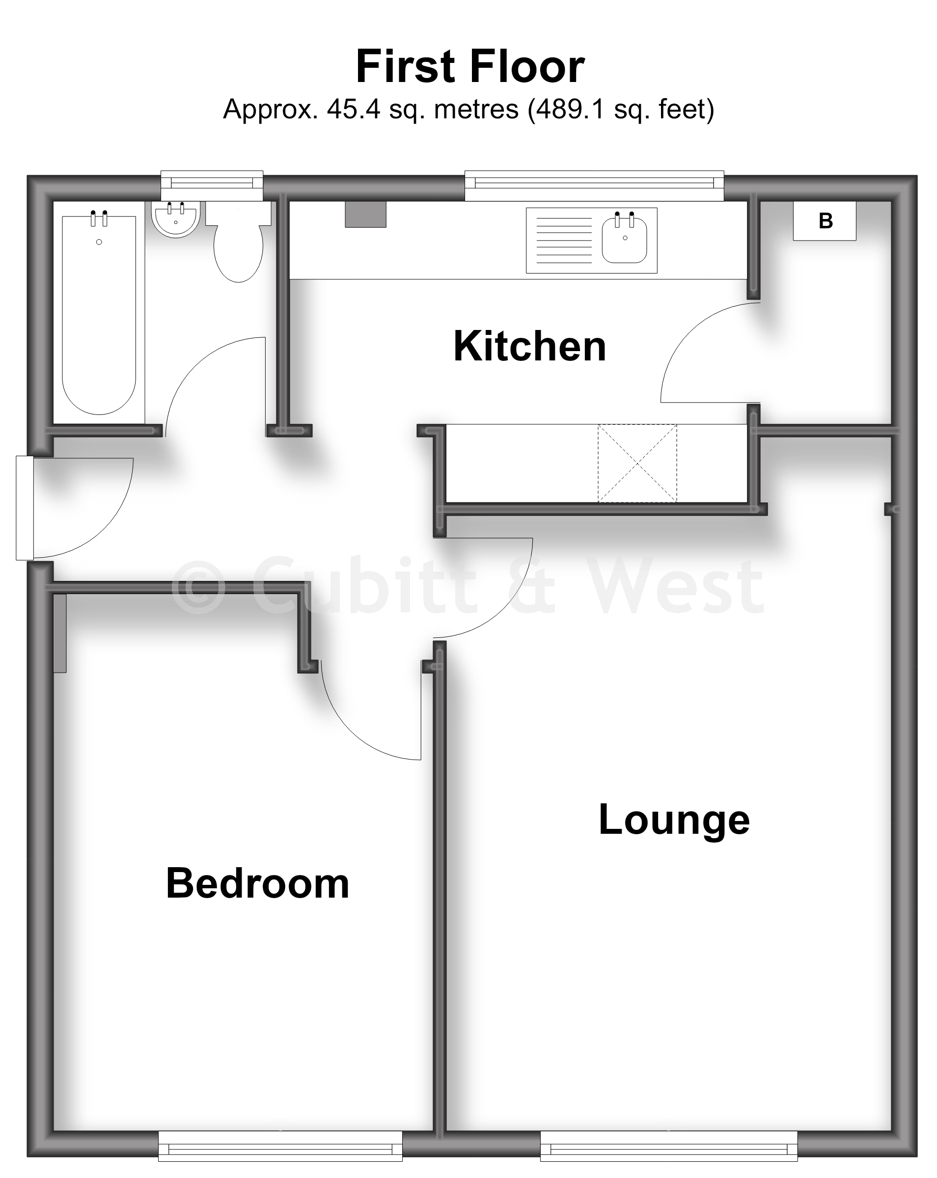 14, Levett Road, Leatherhead floorplan