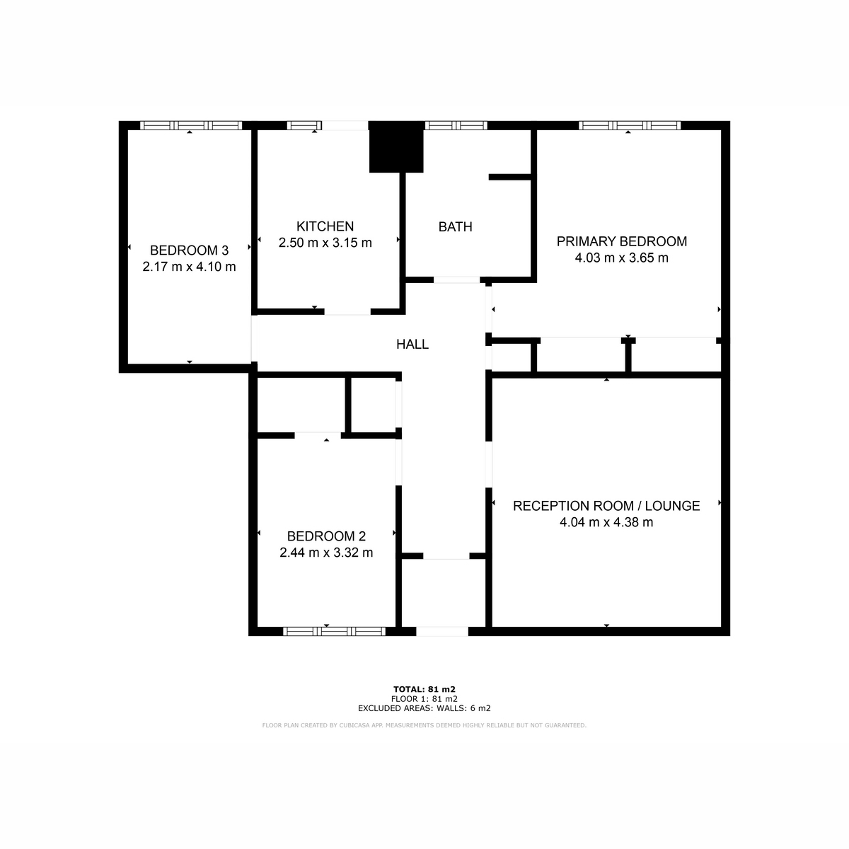26, Cranbrook Court, Fleet floorplan