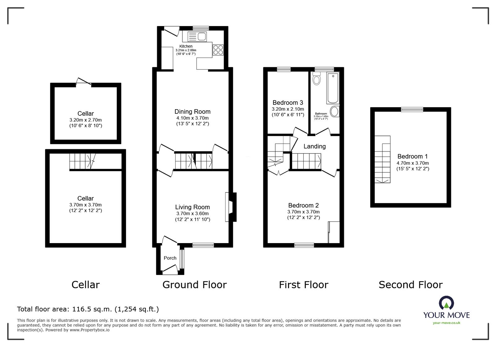 47, Hawthorne Street, Barnsley floorplan