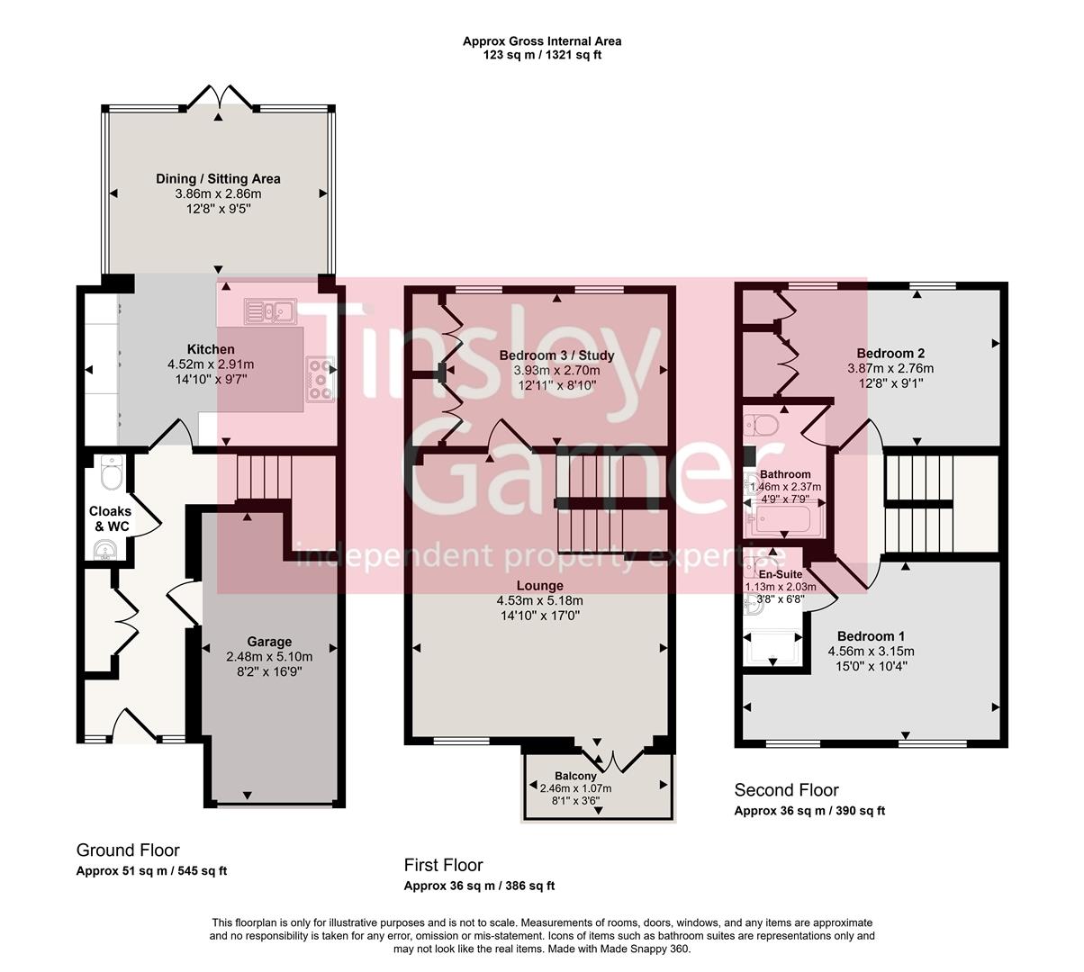 12, Rudyard Close, Stone floorplan