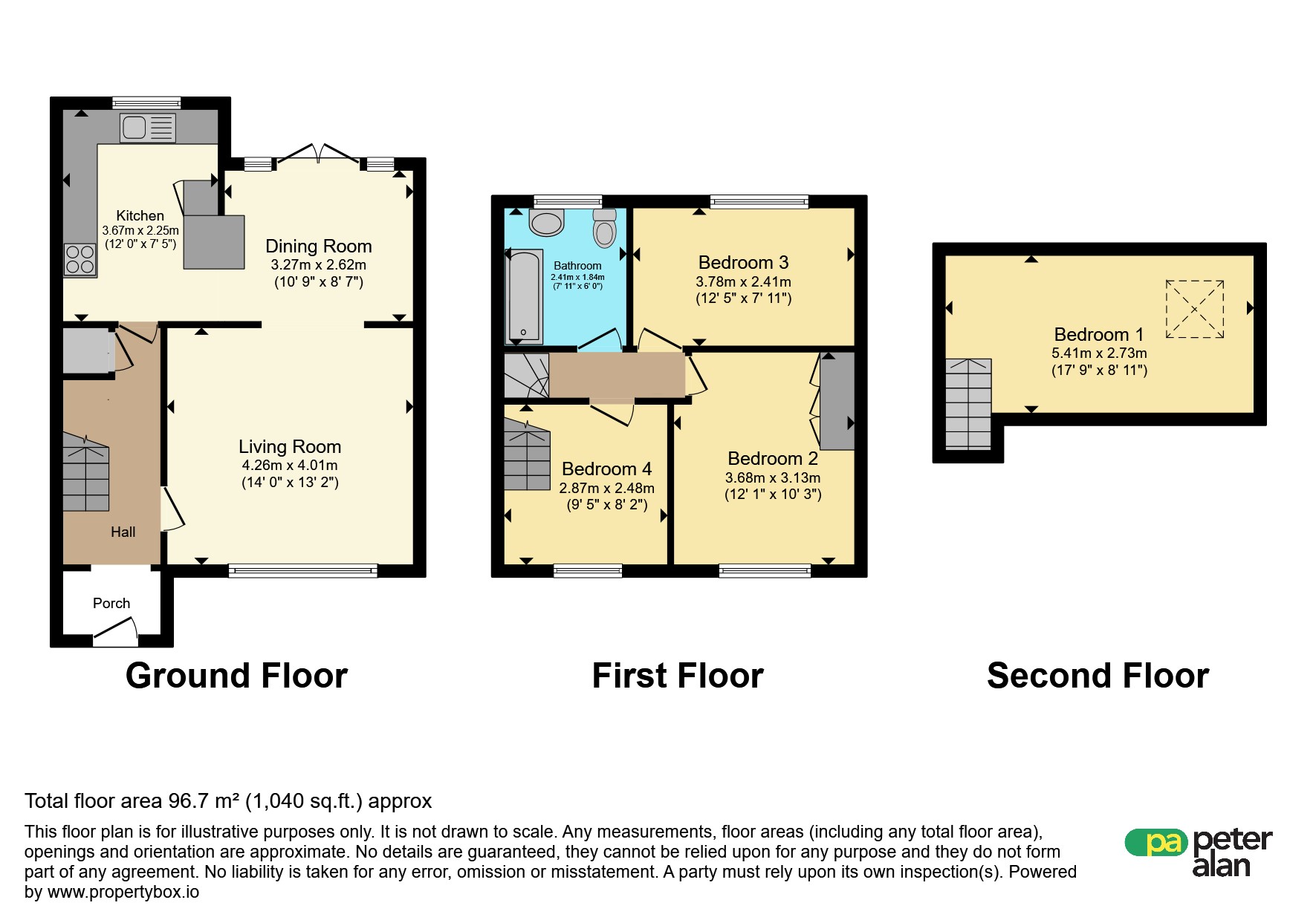 5, Longfellow Close, Caldicot floorplan