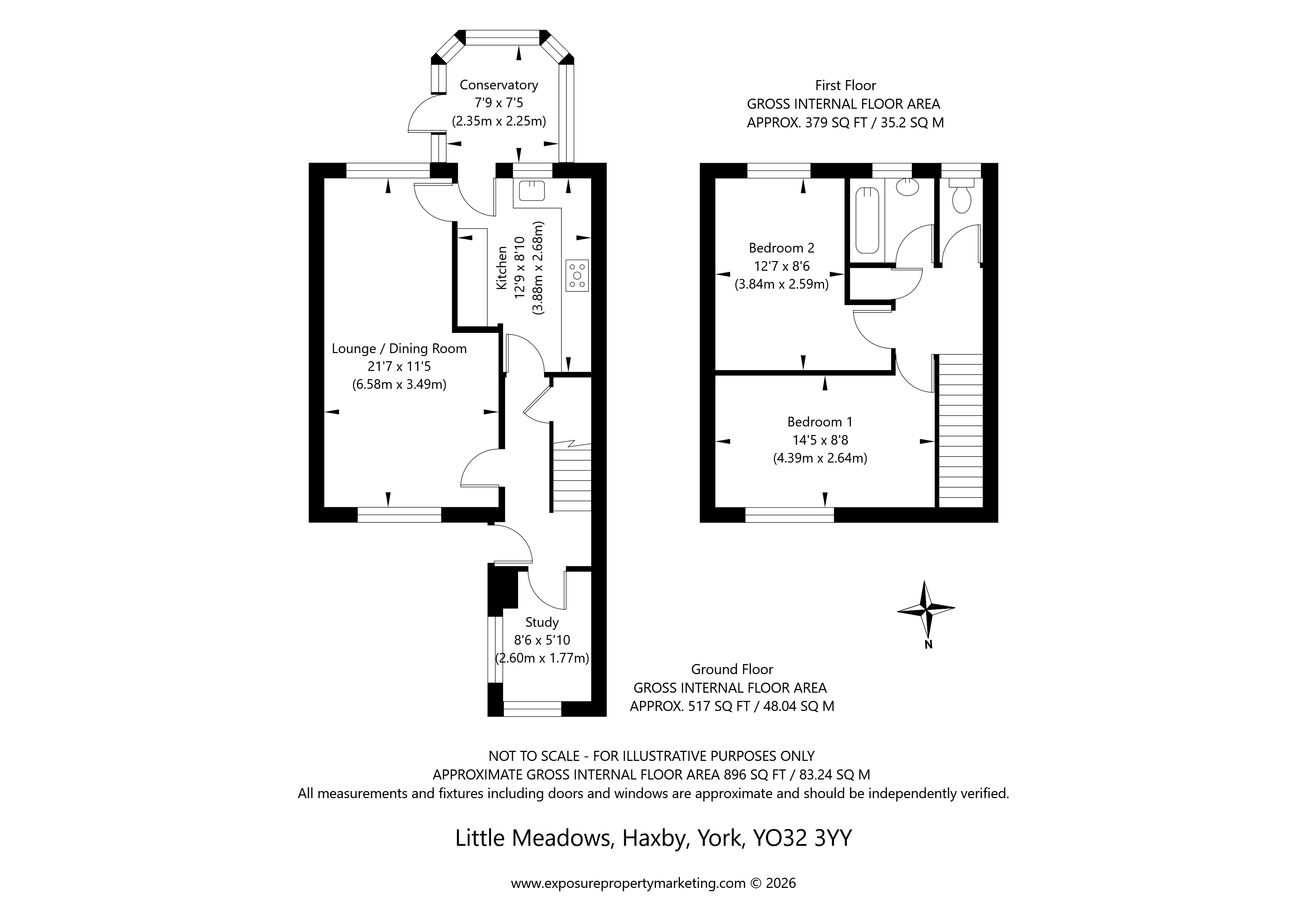 Little Meadows, York floorplan