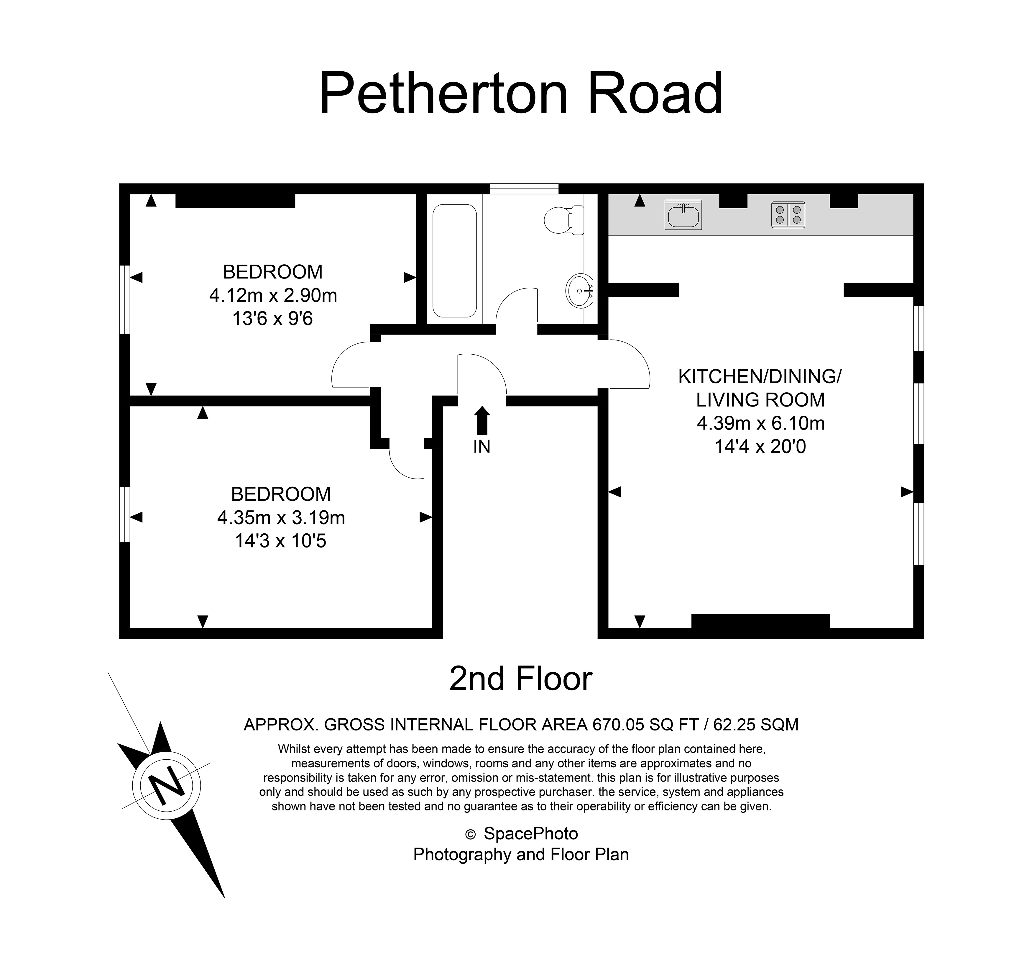 2 Bedrooms Flat for sale in Petherton Road, London N5