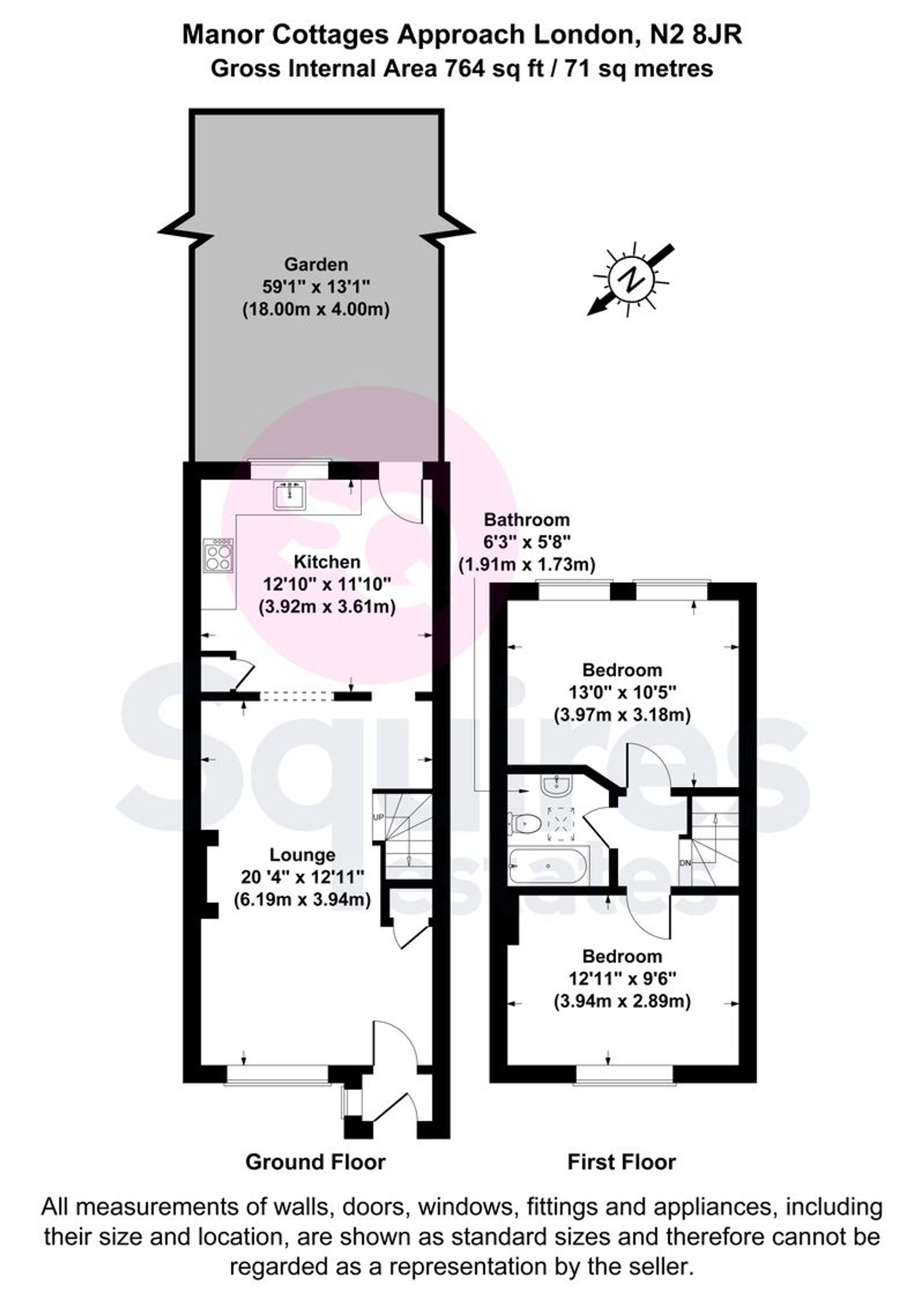 14 Manor Cottages Approach, London floorplan