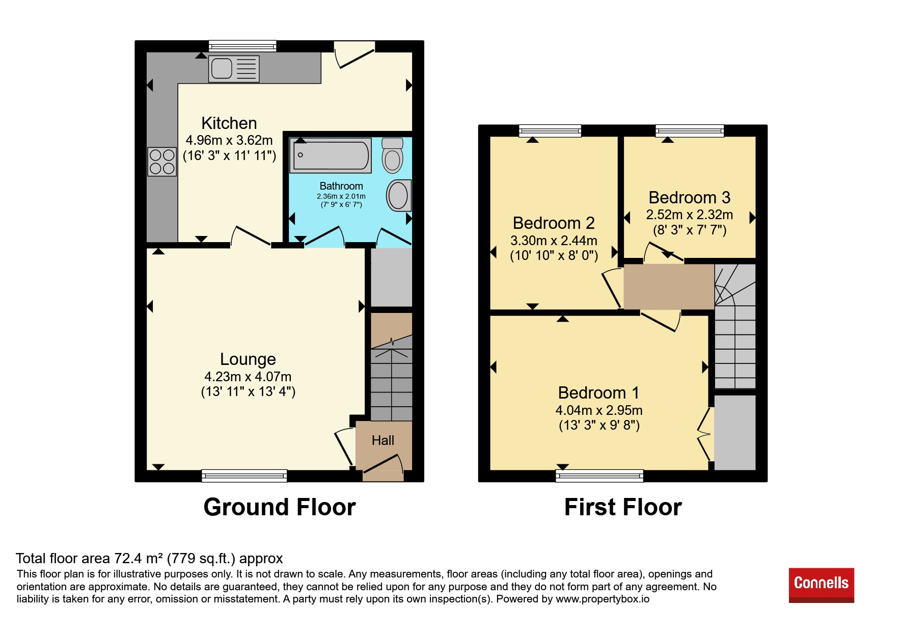 2, Walnut Villas, Yeovil floorplan