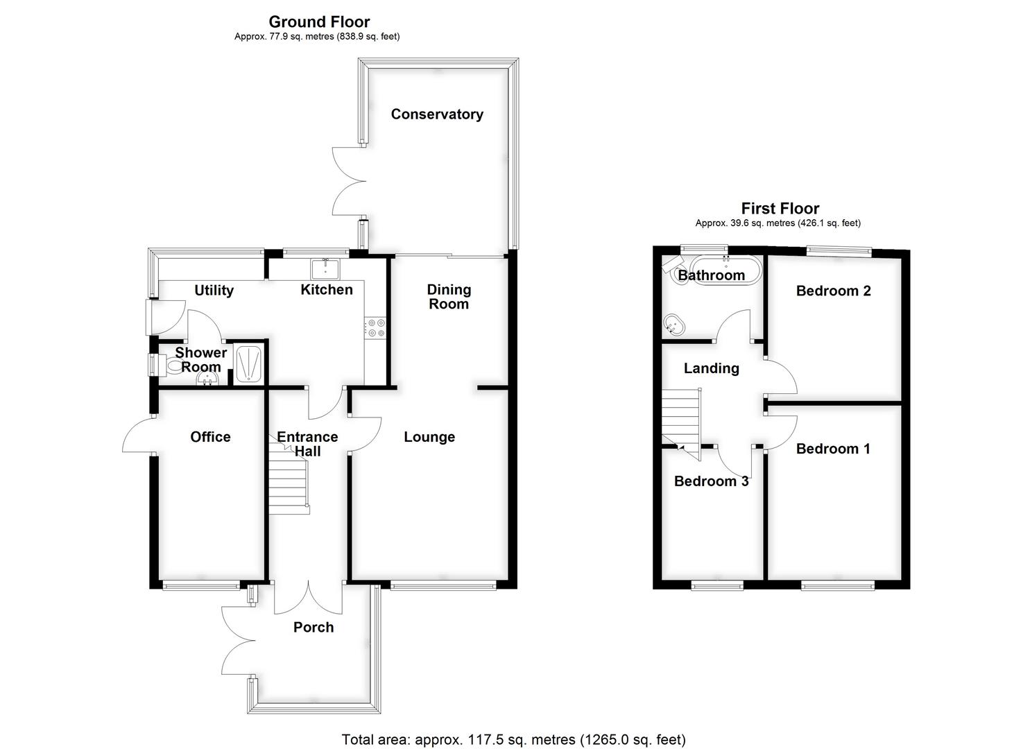 3, Hospital Drove, Spalding floorplan