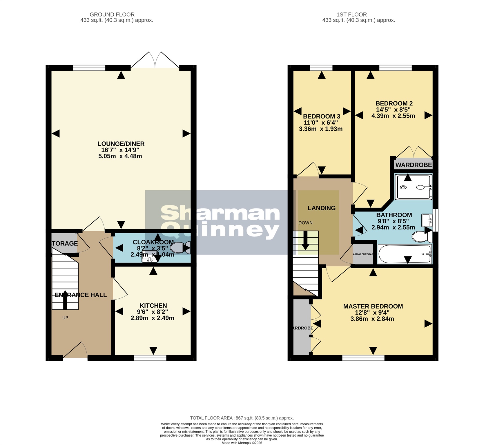 4, Fox Hole Close, Huntingdon floorplan