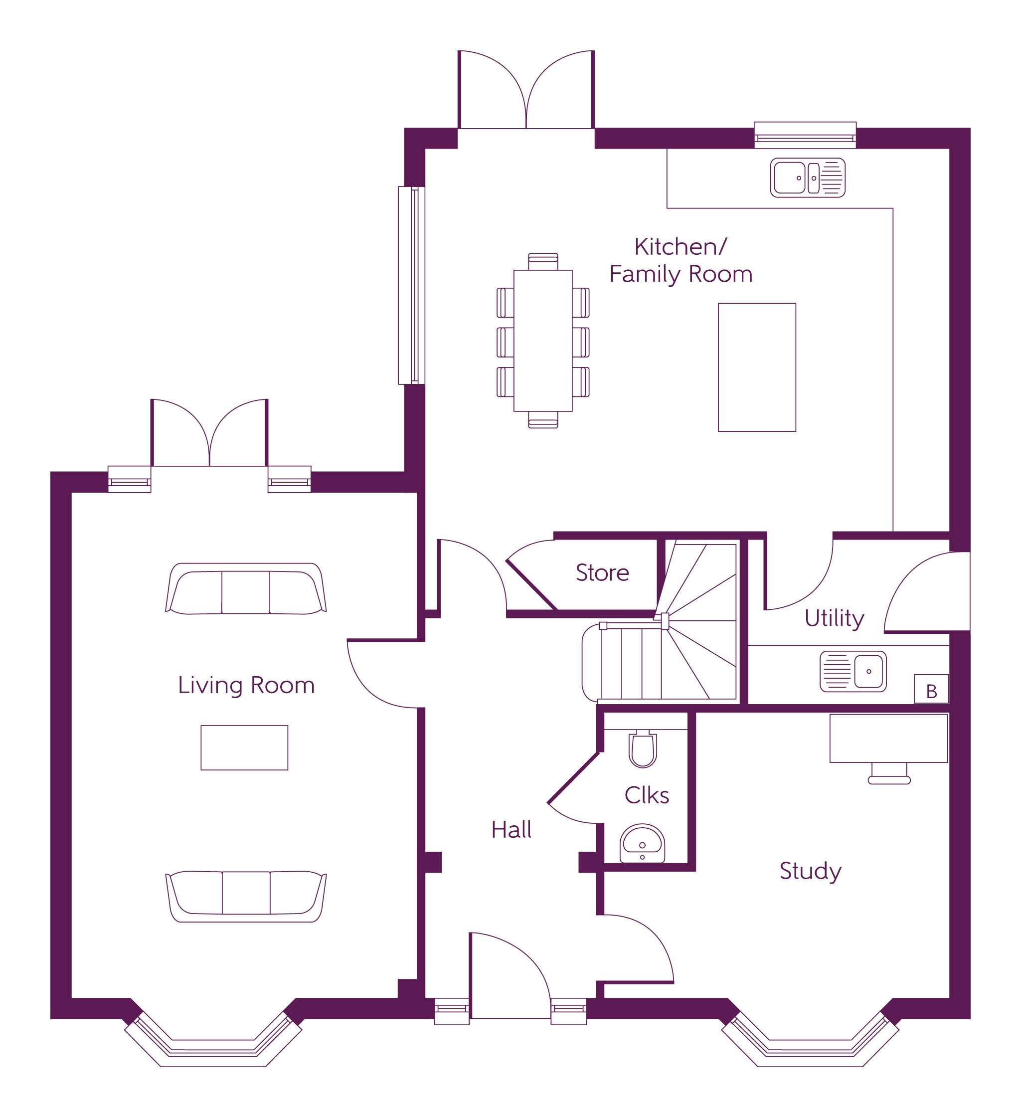 5 Bedrooms Detached house for sale in New Road, Hailsham BN27