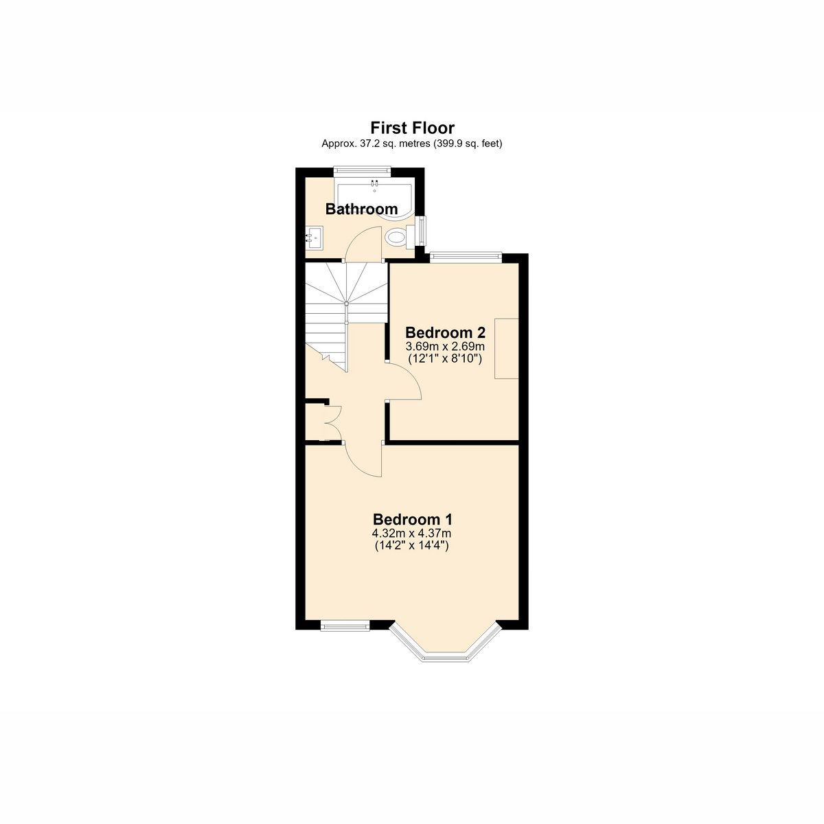 16, Clayton Road, Plymouth floorplan
