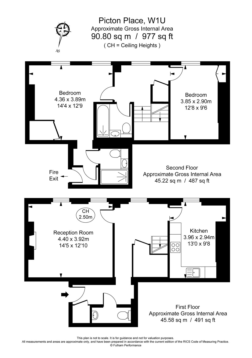 2 Bedrooms Flat to rent in Picton Place, London W1U