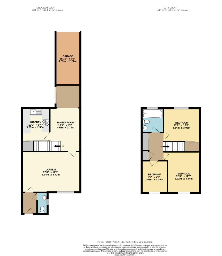70, Grange Close, Leighton Buzzard floorplan