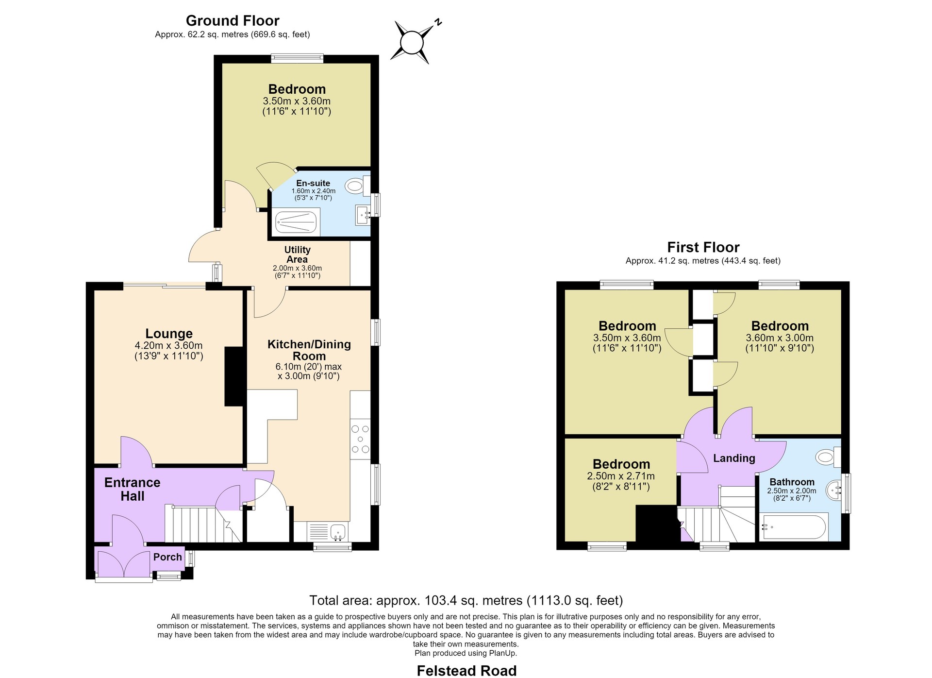 65, Felstead Road, Loughton floorplan