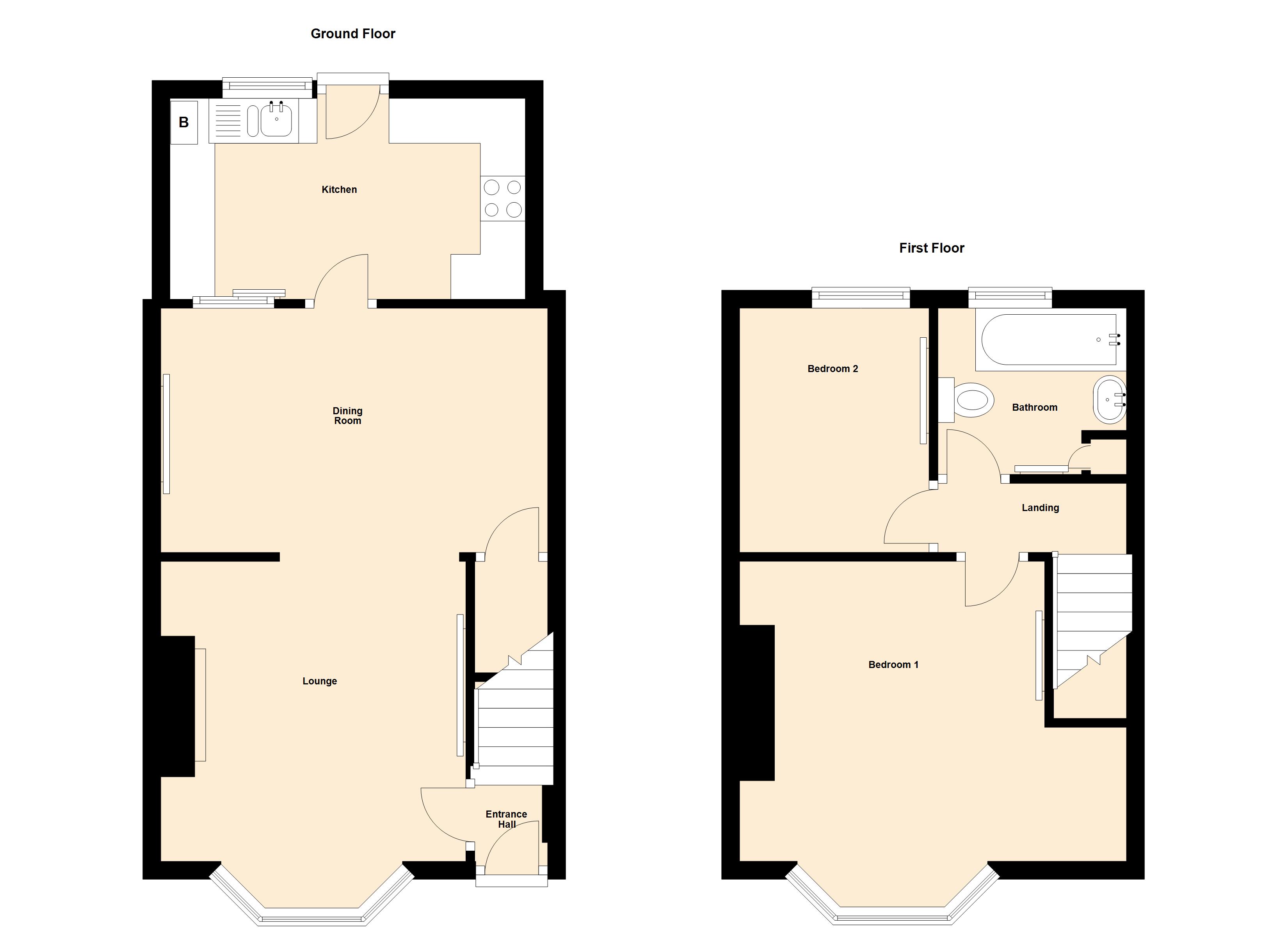 2 Bedrooms Terraced house for sale in Winton Avenue, Blackpool FY4
