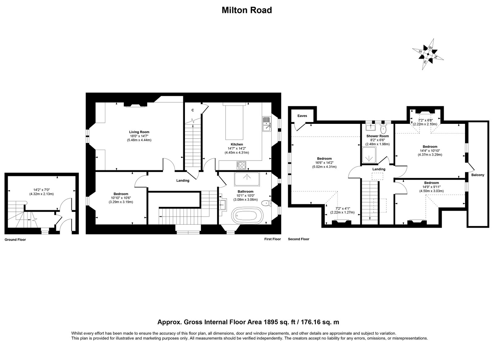 74, Milton Road, Kirkcaldy floorplan