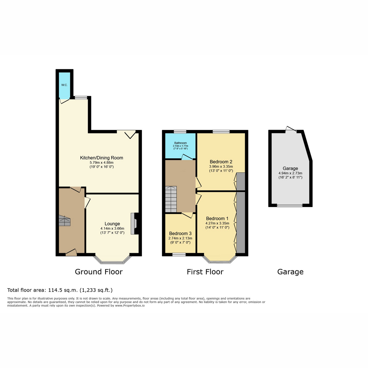 Hunters Road, Bristol floorplan