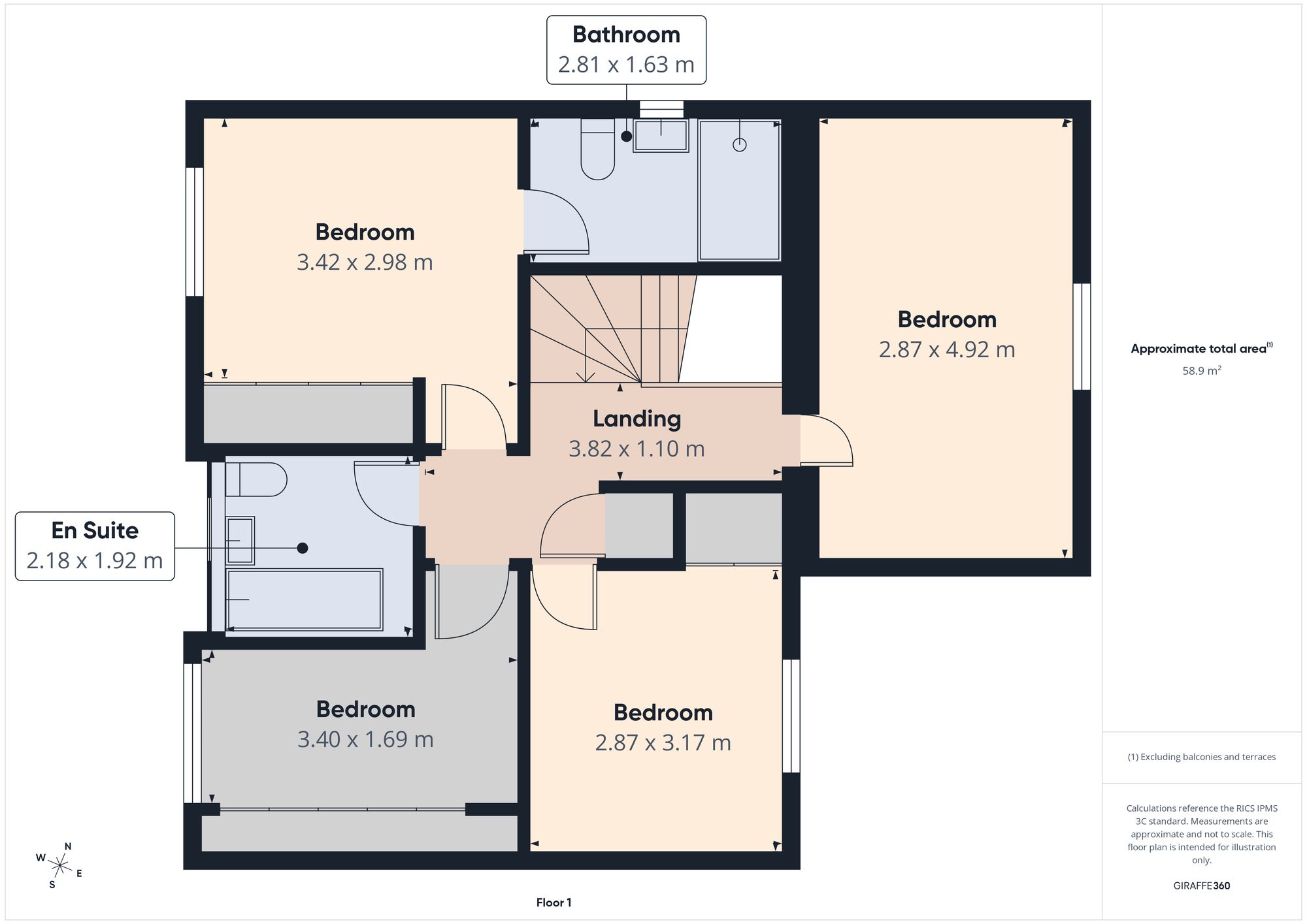 9 The Brambles, Chester Le Street floorplan