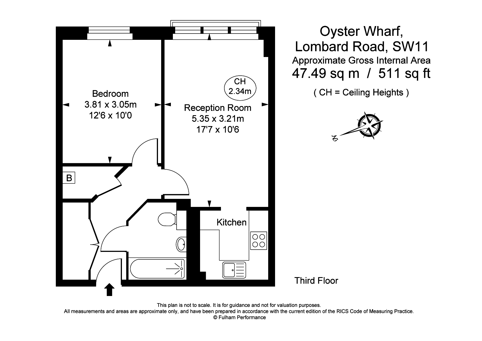 1 Bedrooms Flat to rent in Lombard Road, London SW11