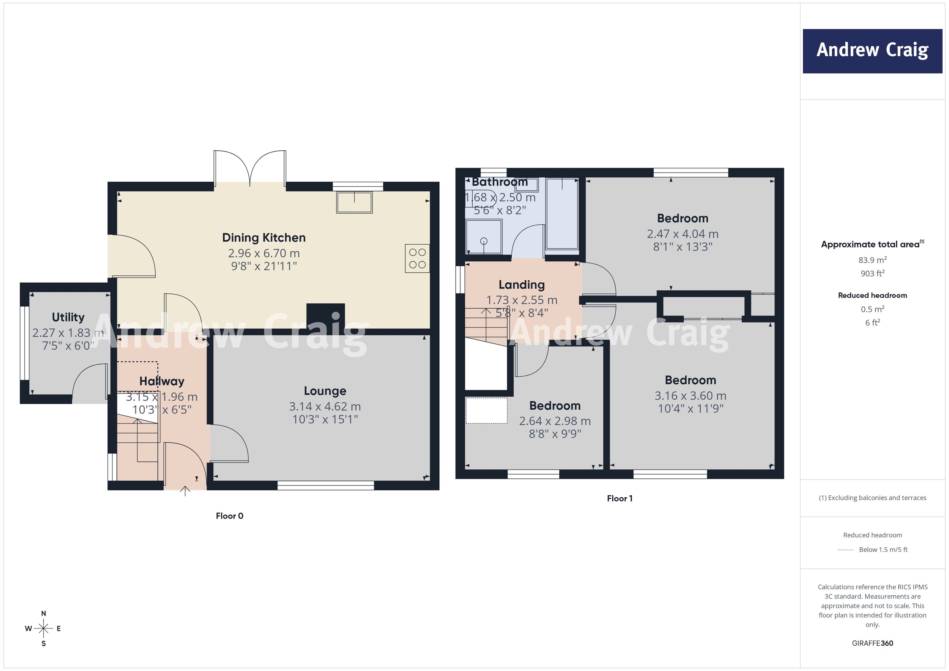 9 Liddle Avenue, Durham floorplan