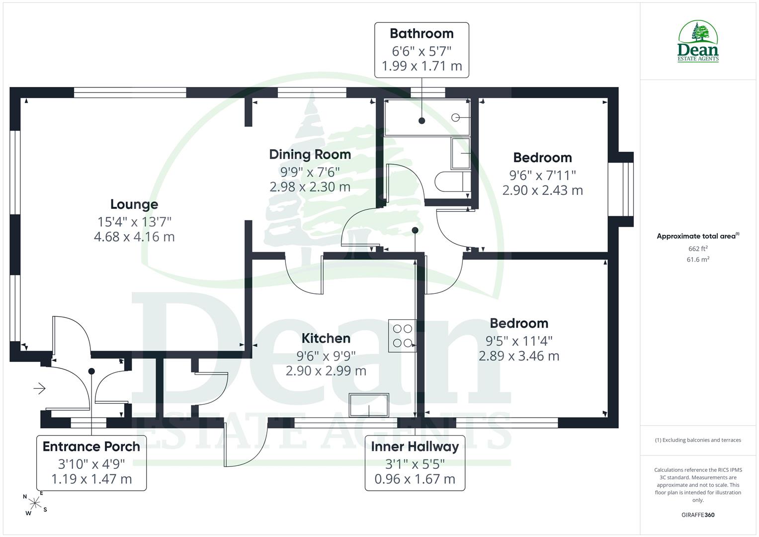 4 Forest Lea, Coopers Road, Coleford floorplan