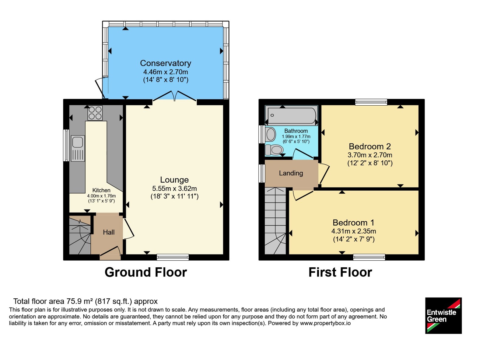 48, Bristol Street, Lancashire floorplan
