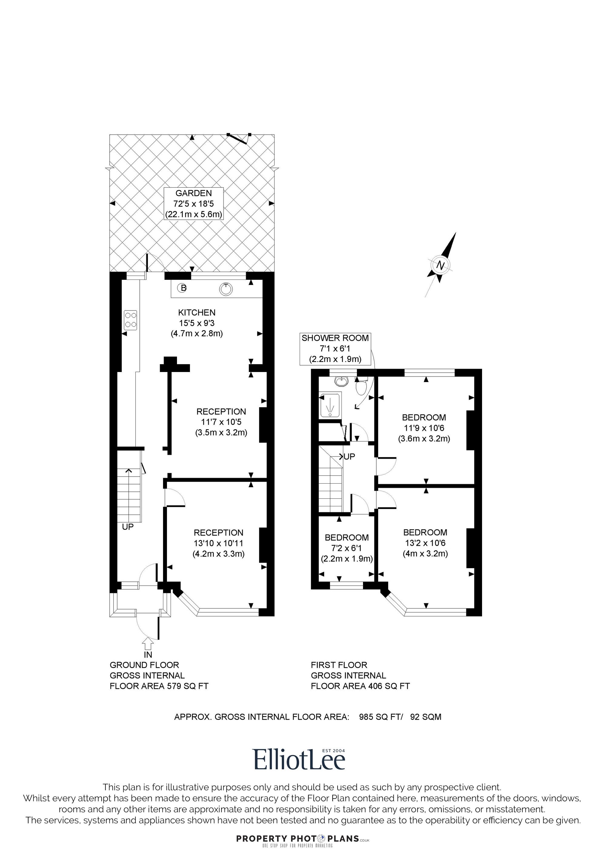 32 Leamington Crescent, Harrow floorplan