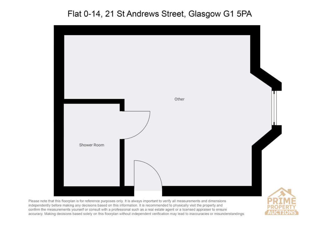 Flat 0, 14, St Andrews Street, Glasgow floorplan