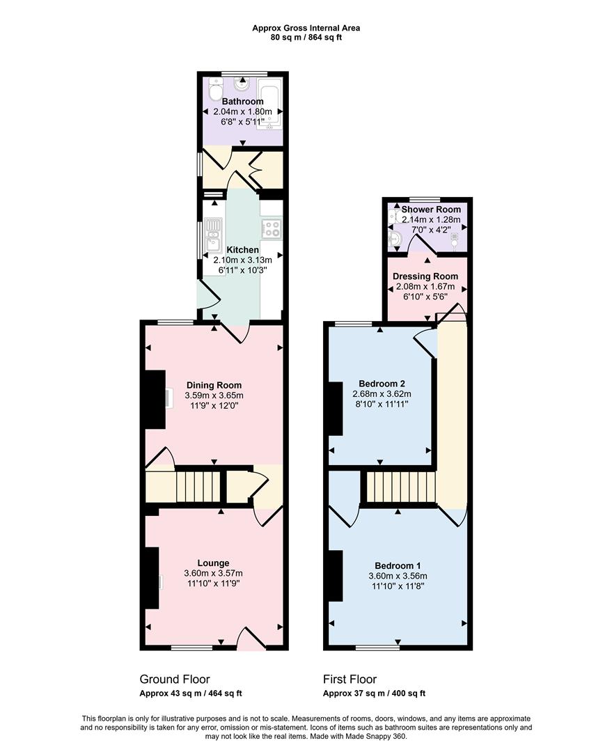 25, New Street, Swadlincote floorplan