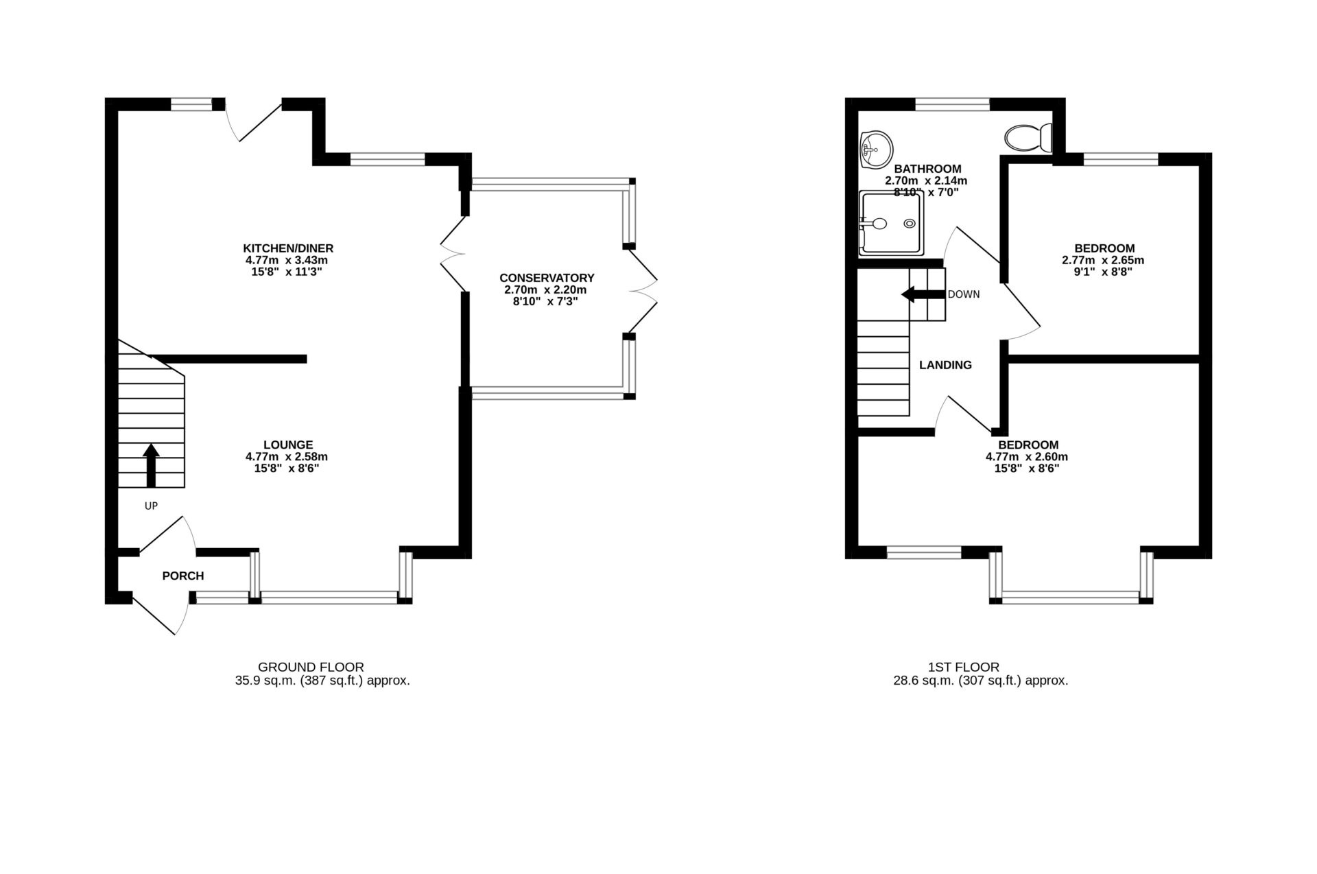 2 Longway, 2 Longway, Blackpool floorplan
