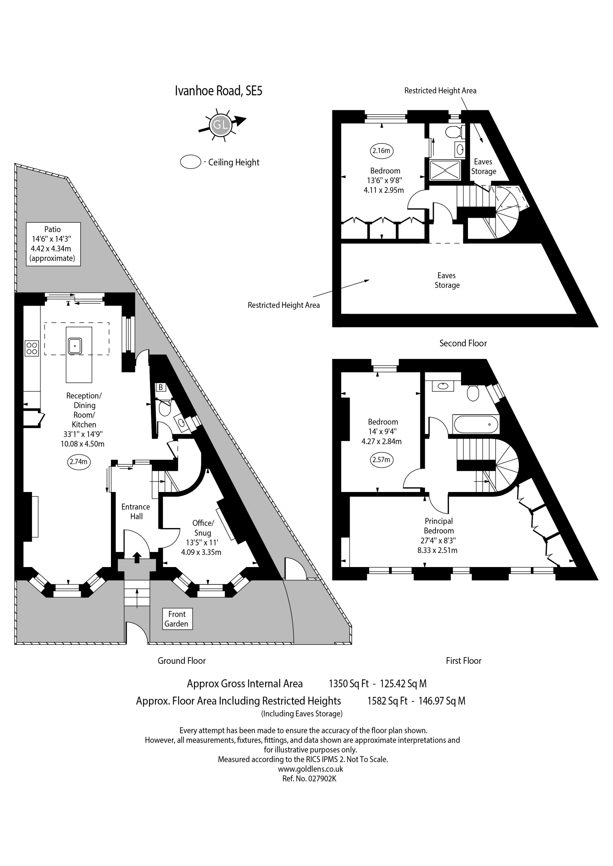 10, Ivanhoe Road, London floorplan
